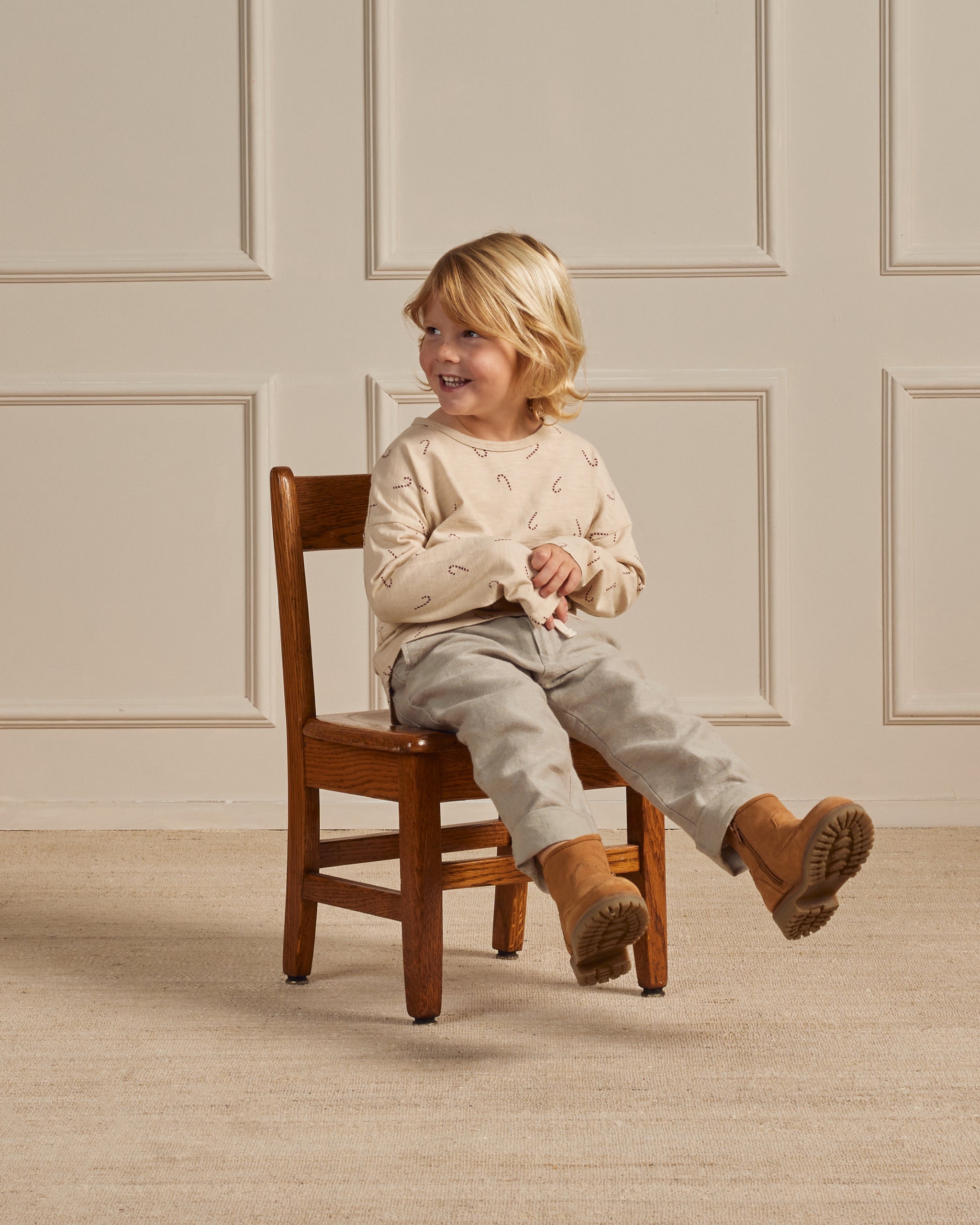 Long Sleeve Tee || Candy Cane - Rylee + Cru | Kids Clothes | Trendy Baby Clothes | Modern Infant Outfits |