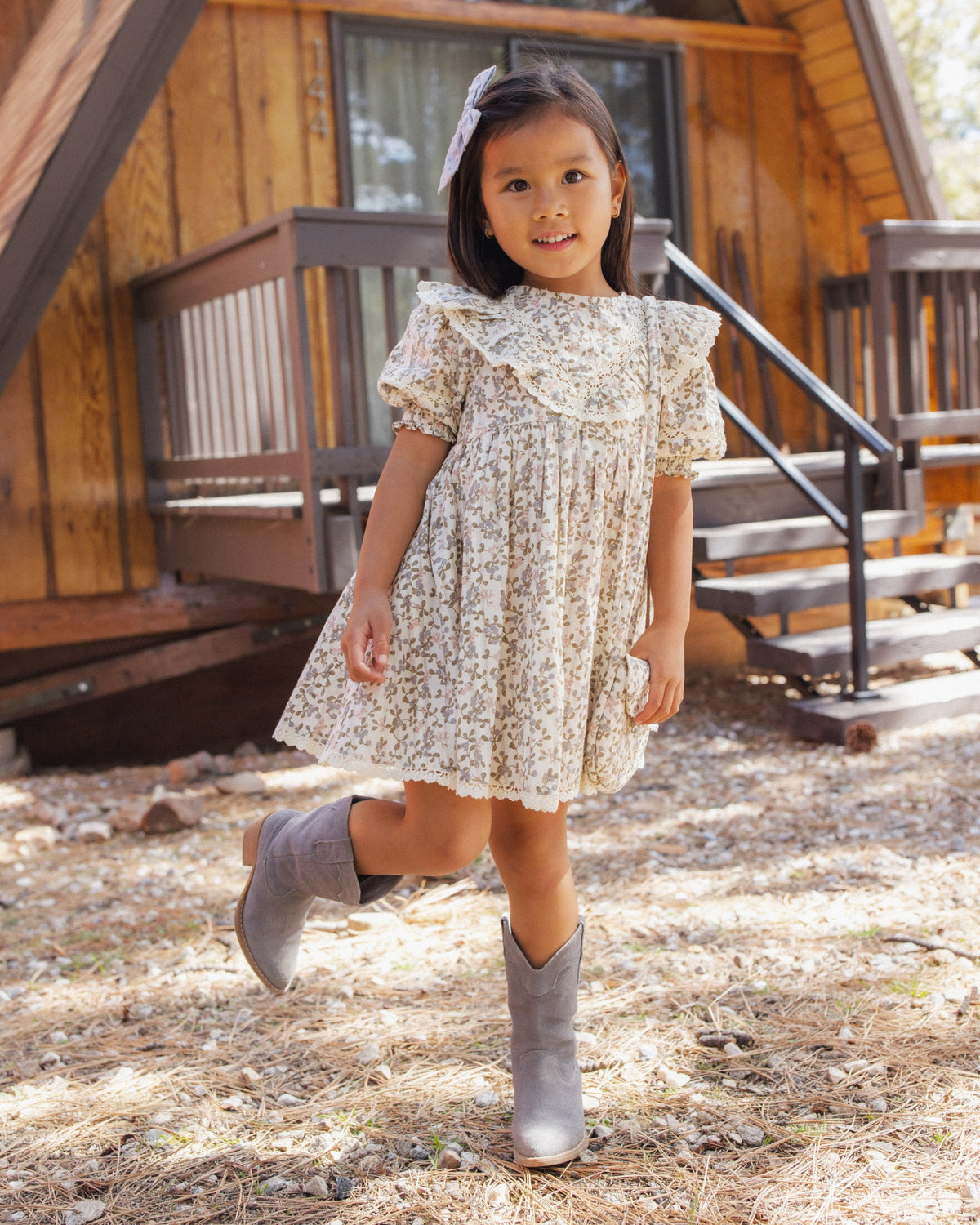 Winnie Dress Winter Garden - Rylee + Cru | Kids Clothes | Trendy Baby Clothes | Modern Infant Outfits |