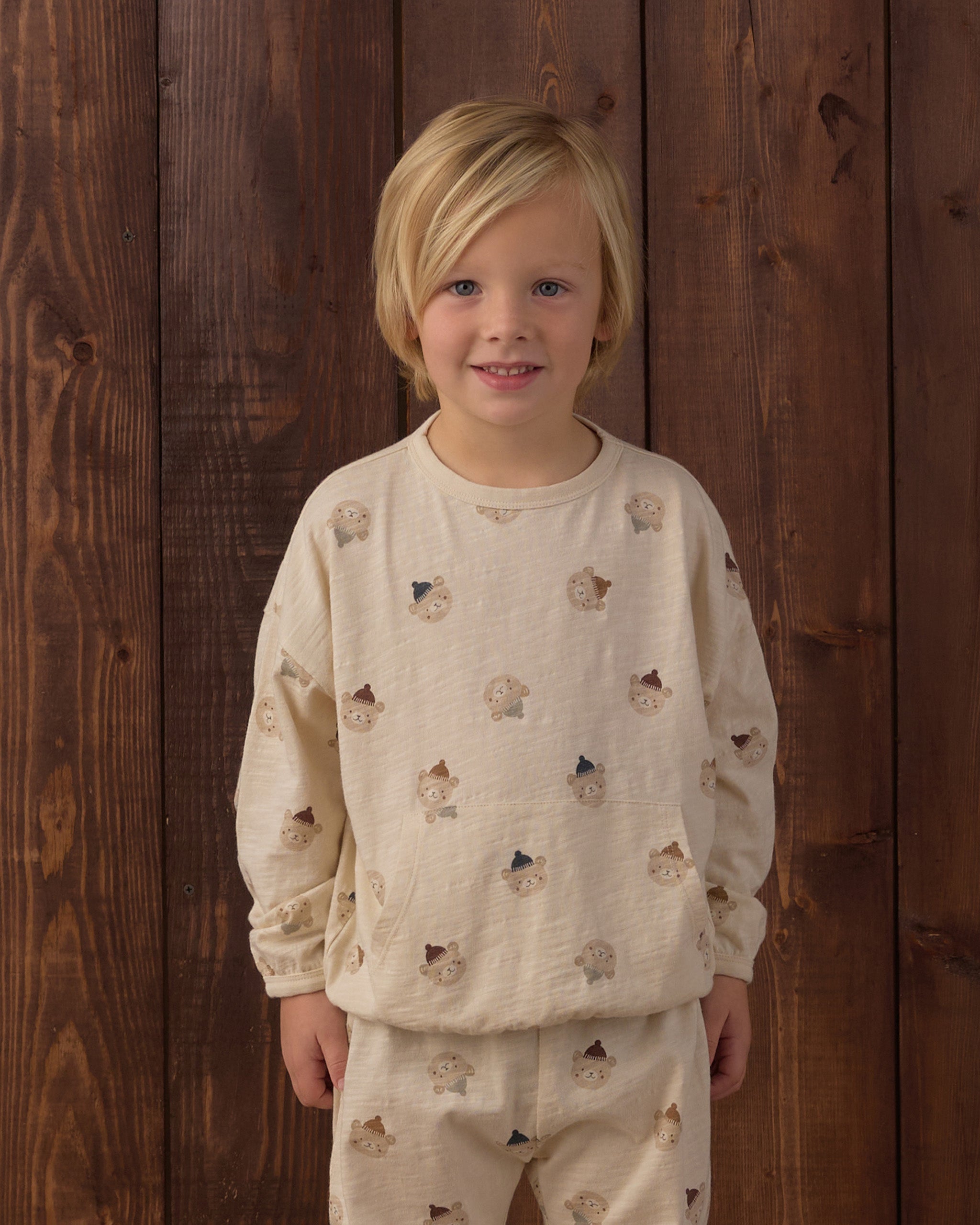 Relaxed Set Winter Bears - Rylee + Cru | Kids Clothes | Trendy Baby Clothes | Modern Infant Outfits |