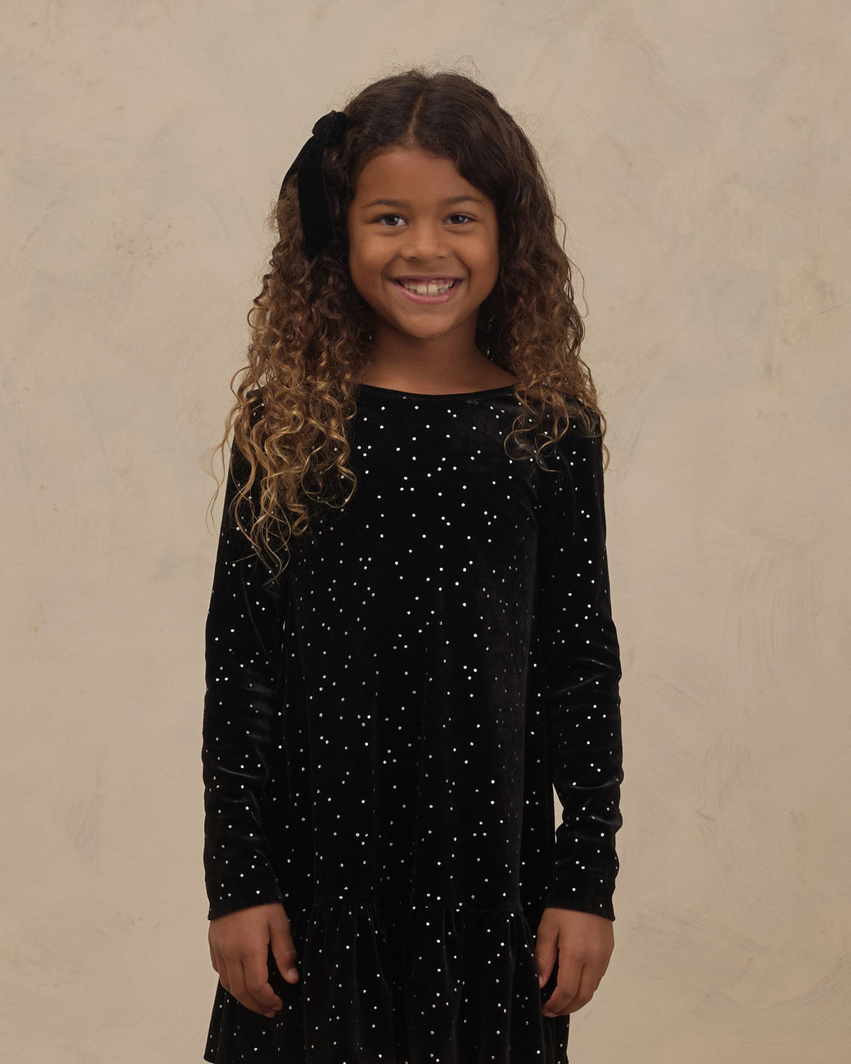 Penny Dress Black Rhinestone