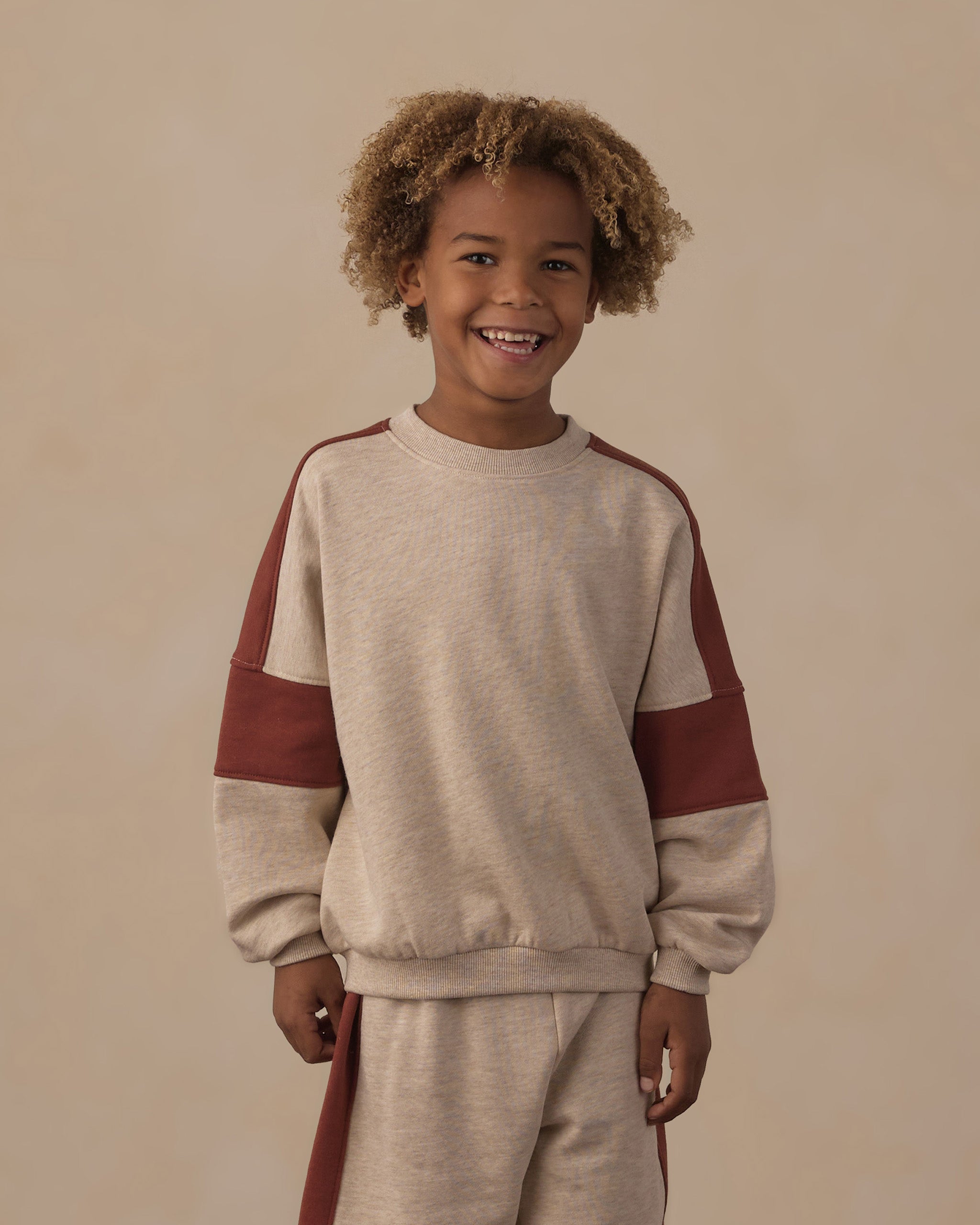 Boxing Sweat Short Heathered Ash - Rylee + Cru | Kids Clothes | Trendy Baby Clothes | Modern Infant Outfits |
