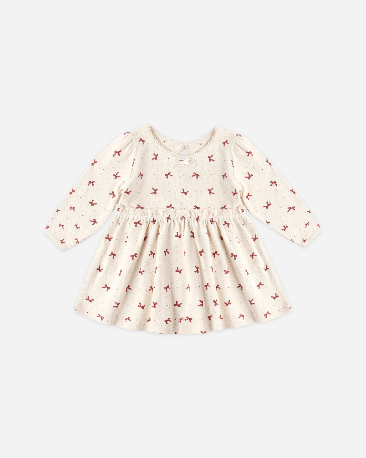 Alda Dress Red Bows - Rylee + Cru | Kids Clothes | Trendy Baby Clothes | Modern Infant Outfits |
