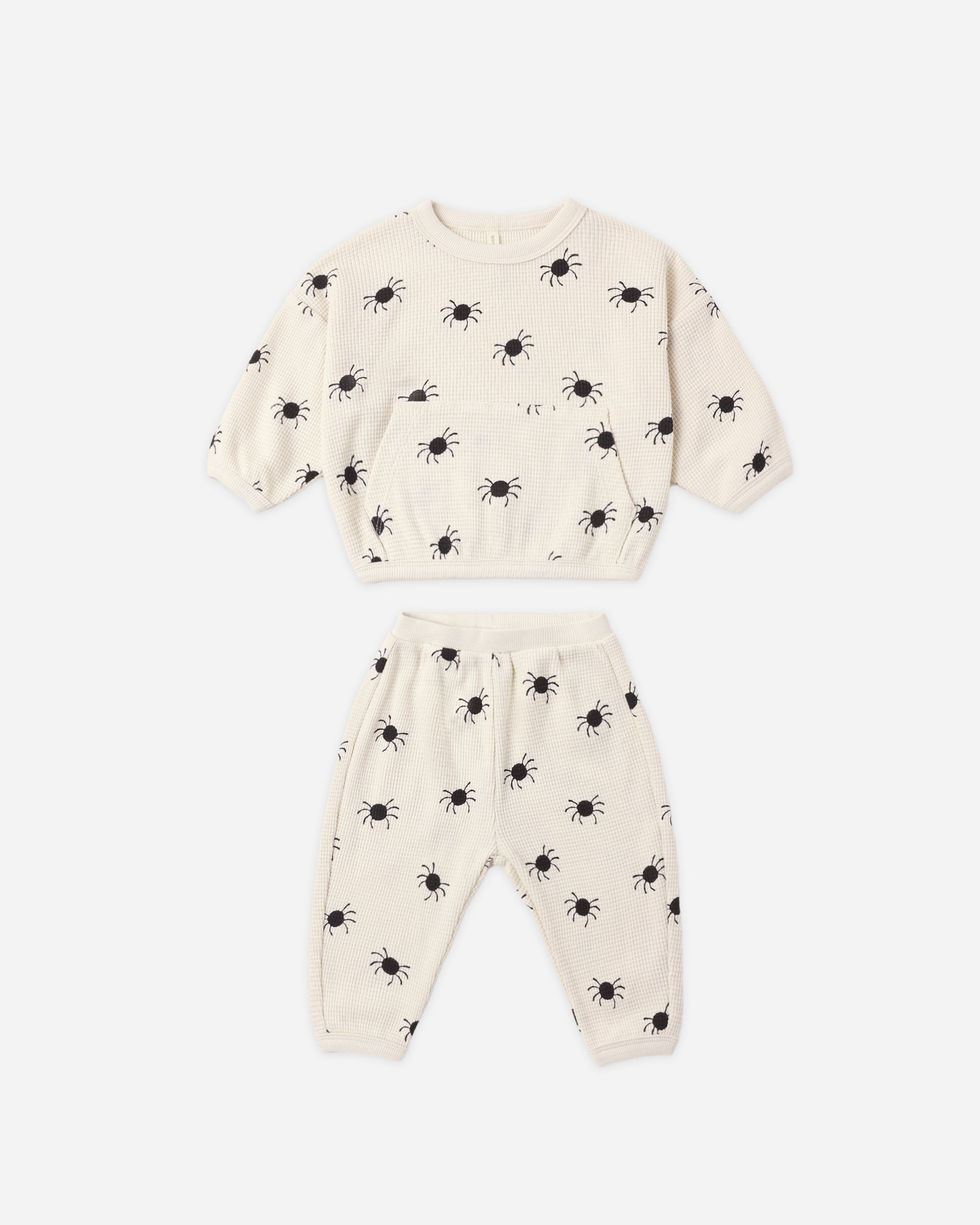 Waffle Slouch Set Bitsy Spider - Rylee + Cru | Kids Clothes | Trendy Baby Clothes | Modern Infant Outfits |