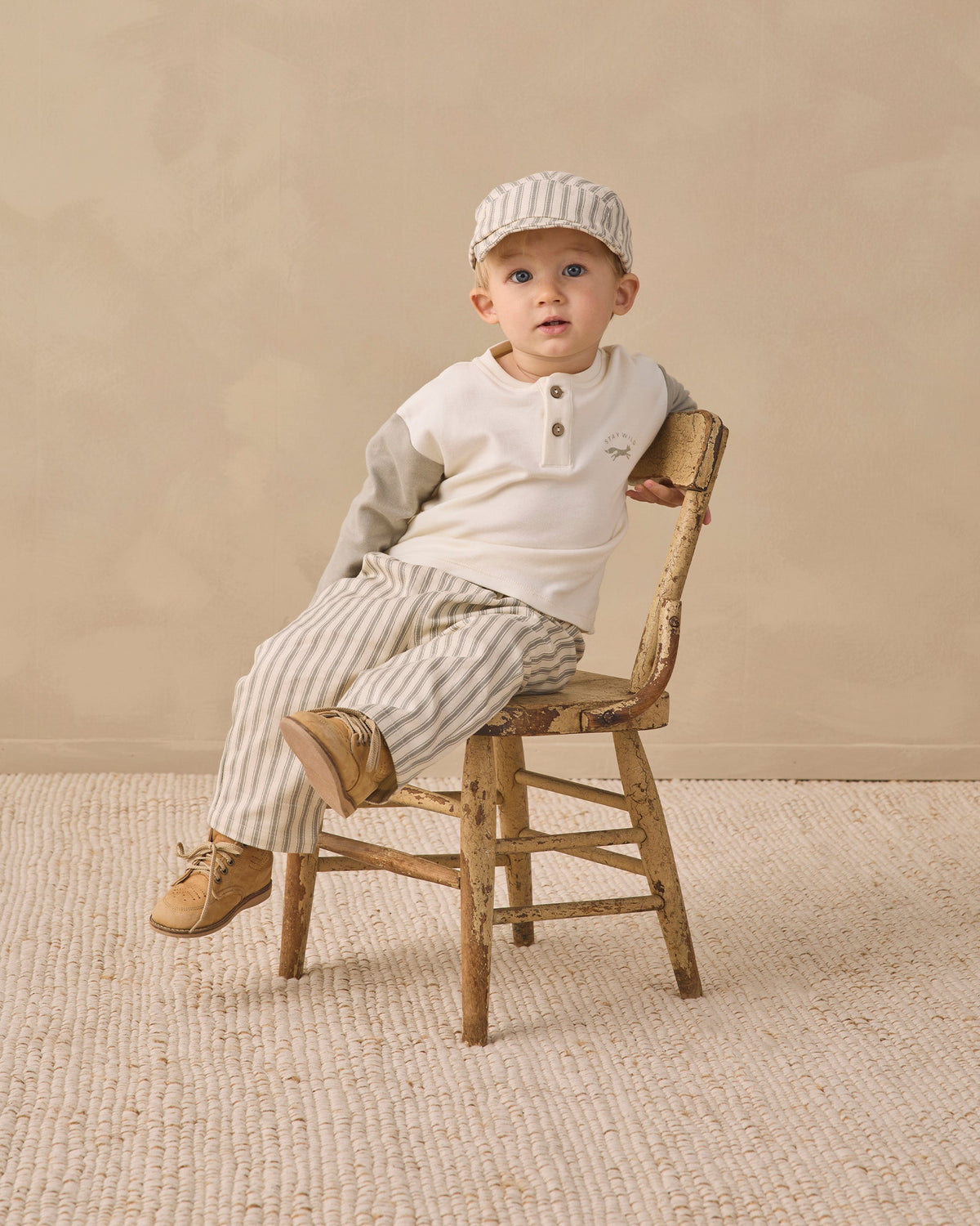 Grayson Pant Laurel Pinstripe - Rylee + Cru | Kids Clothes | Trendy Baby Clothes | Modern Infant Outfits |