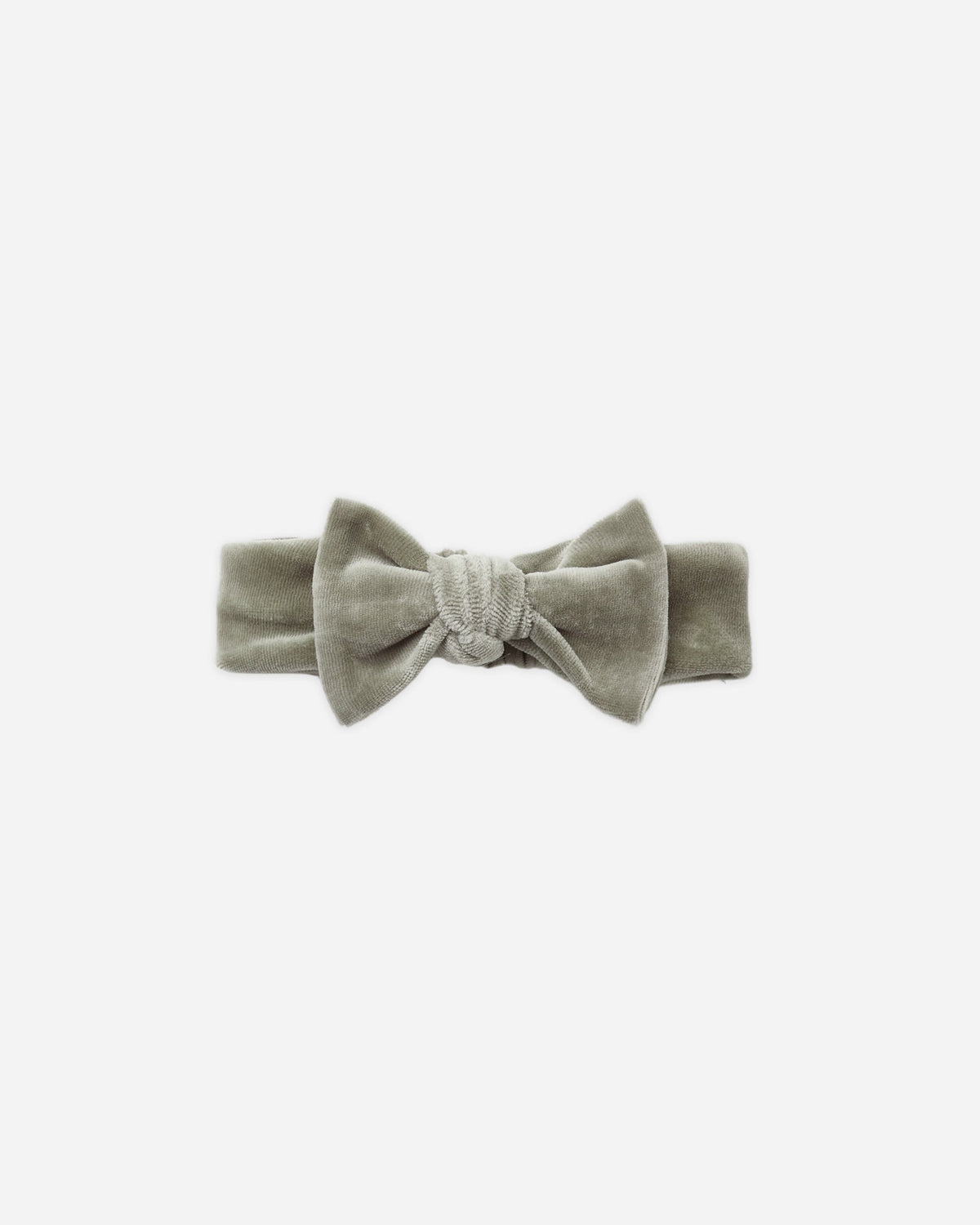 Velour Bow Headband Spruce - Rylee + Cru | Kids Clothes | Trendy Baby Clothes | Modern Infant Outfits |