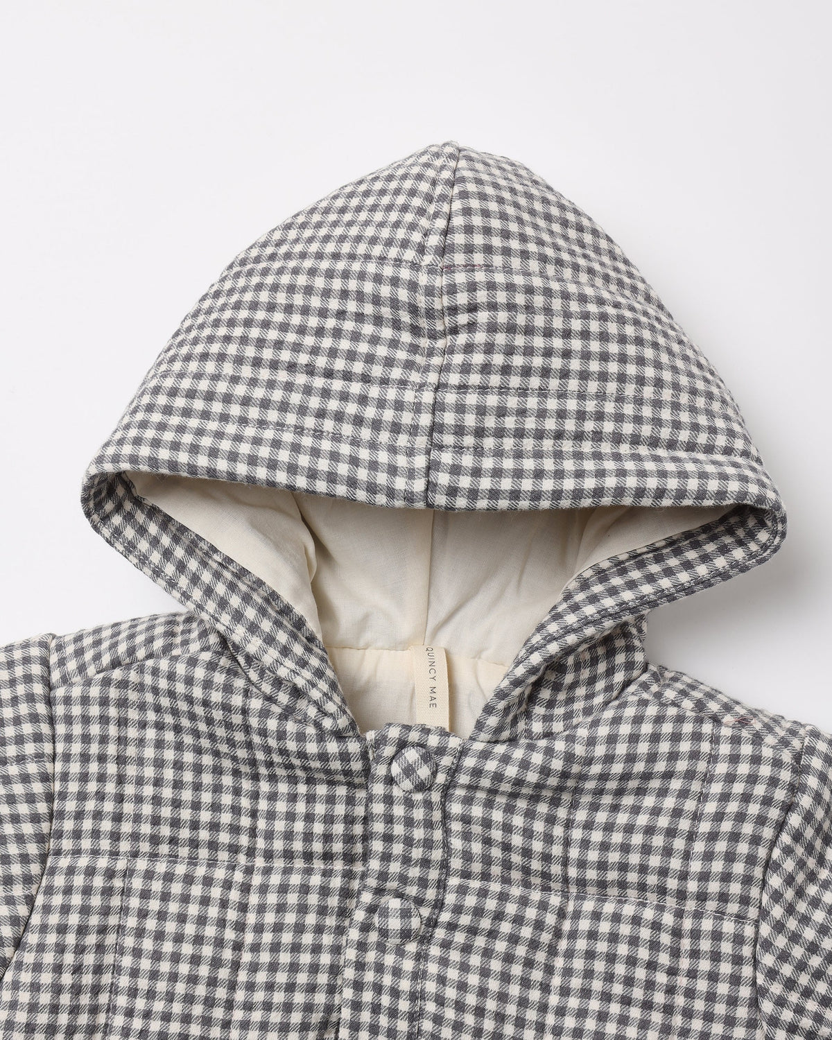 Hooded Woven Jacket Midnight Gingham - Rylee + Cru | Kids Clothes | Trendy Baby Clothes | Modern Infant Outfits |
