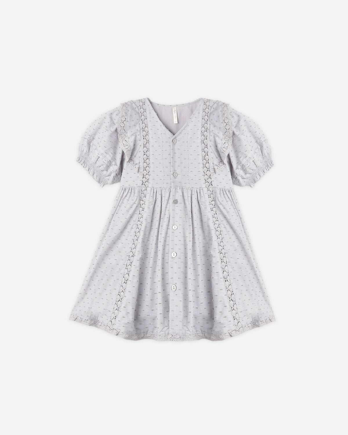 Lana Dress Dusty Blue - Rylee + Cru | Kids Clothes | Trendy Baby Clothes | Modern Infant Outfits |