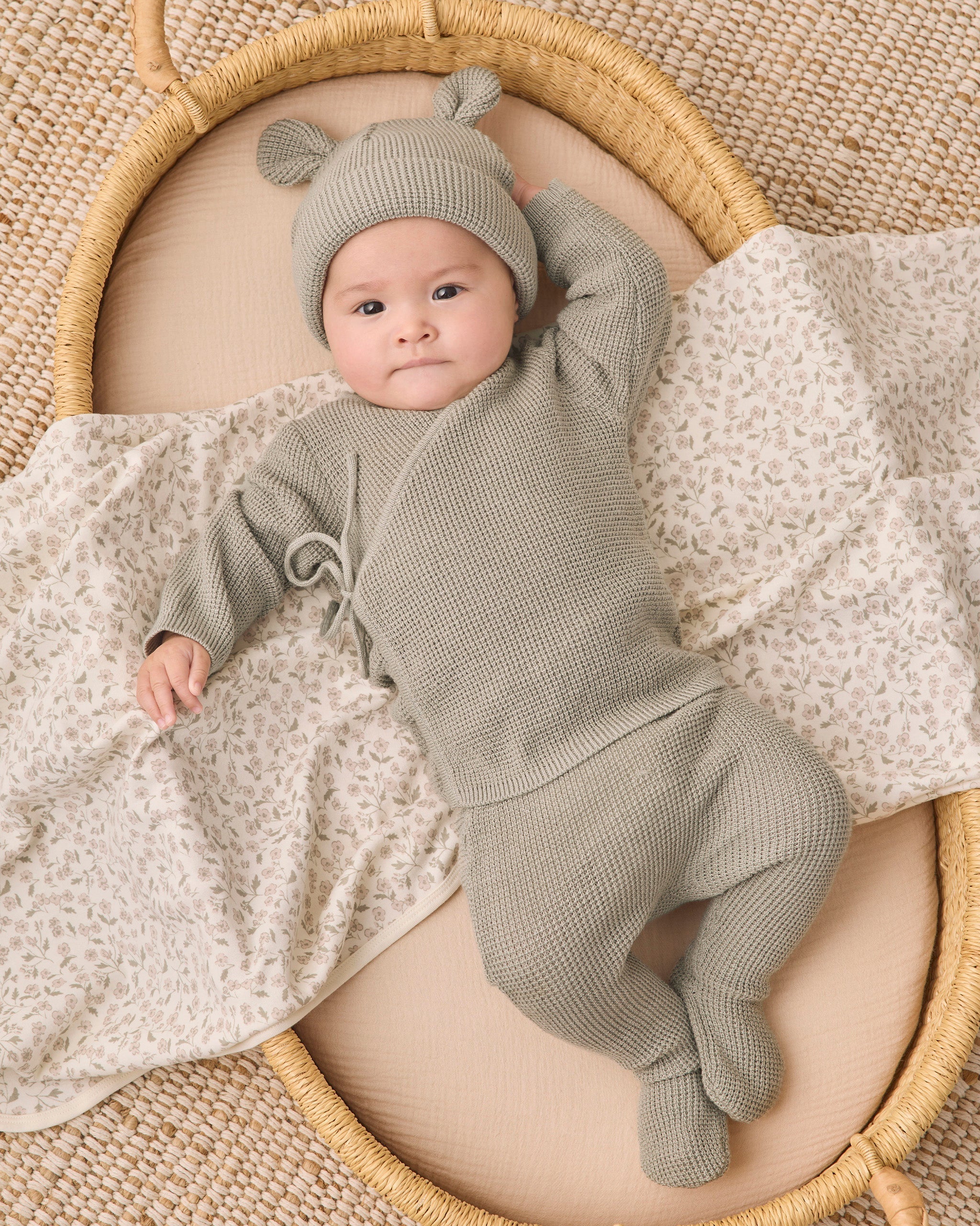Footed Knit Pant Laurel - Rylee + Cru | Kids Clothes | Trendy Baby Clothes | Modern Infant Outfits |