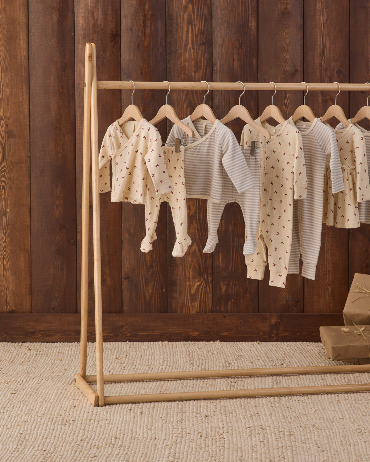 Take Home Set Fog Stripe - Rylee + Cru | Kids Clothes | Trendy Baby Clothes | Modern Infant Outfits |