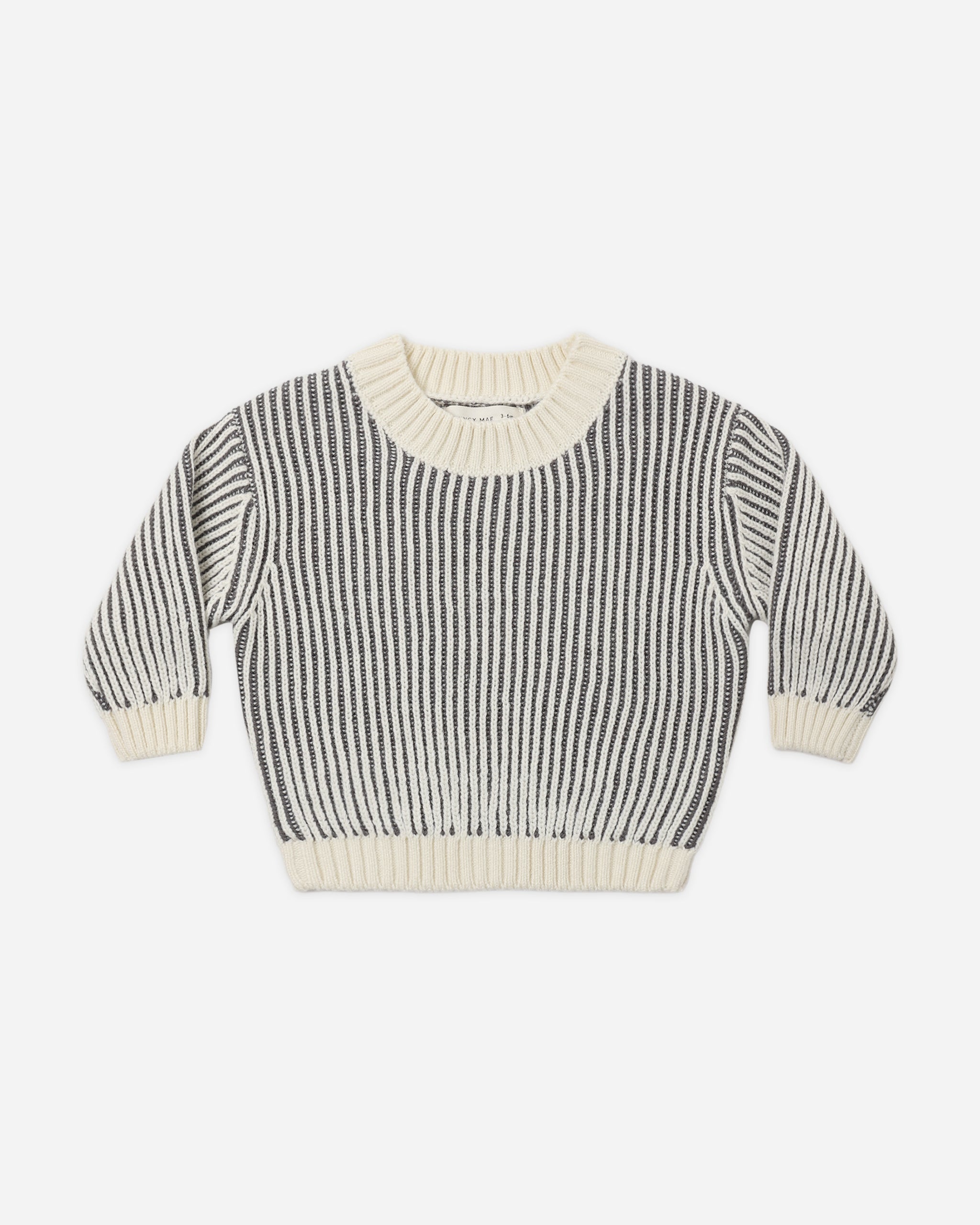 Relaxed Knit Sweater Midnight Stripe - Rylee + Cru | Kids Clothes | Trendy Baby Clothes | Modern Infant Outfits |