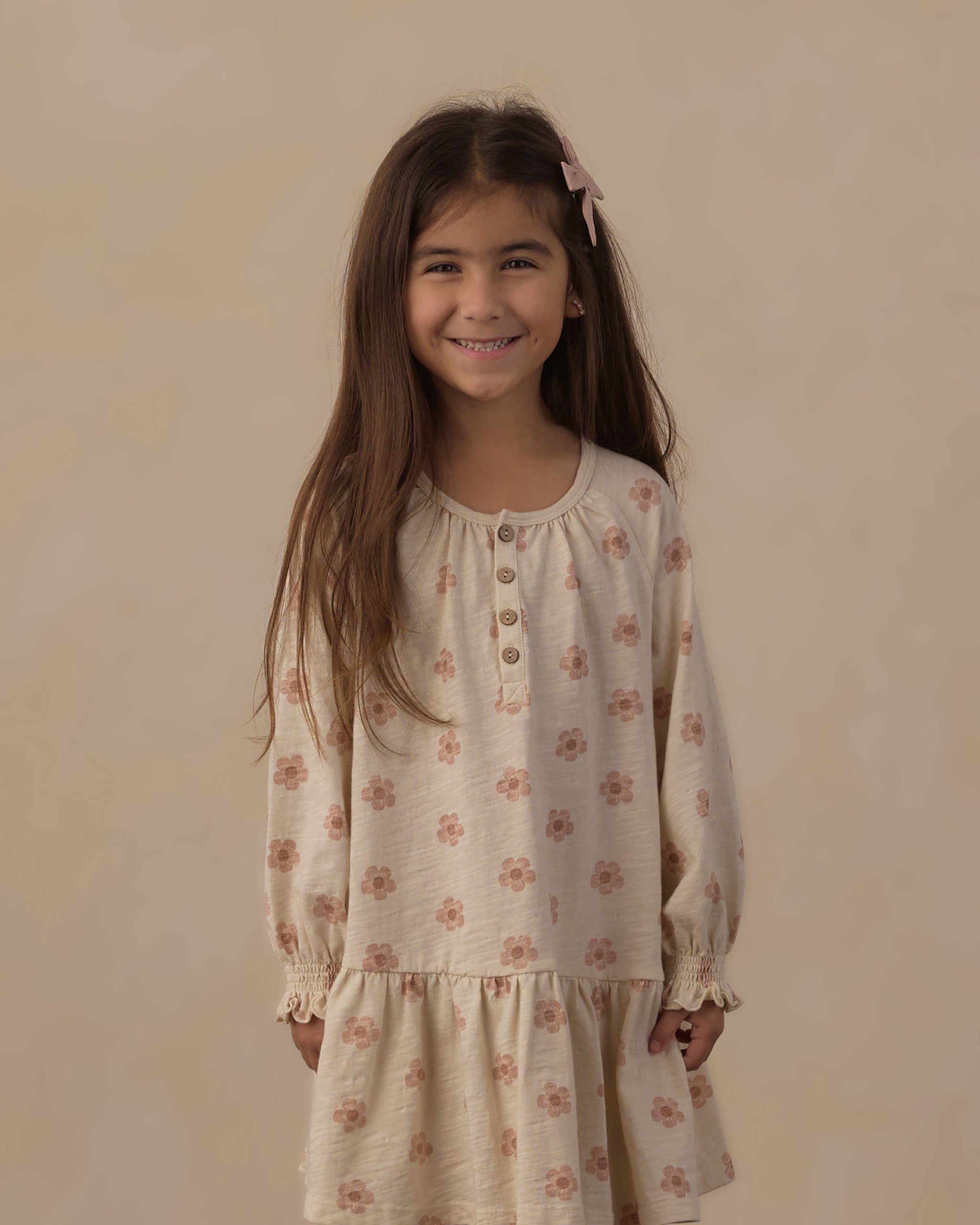 Swing Dress Pink Daisies - Rylee + Cru | Kids Clothes | Trendy Baby Clothes | Modern Infant Outfits |