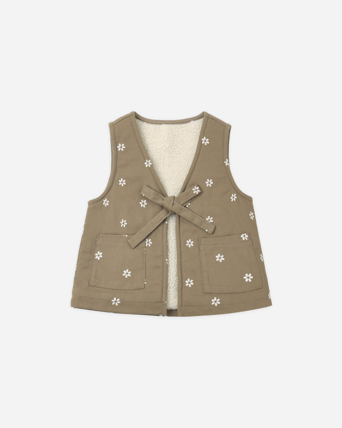 Utility Vest Embroidered Daisies - Rylee + Cru | Kids Clothes | Trendy Baby Clothes | Modern Infant Outfits |
