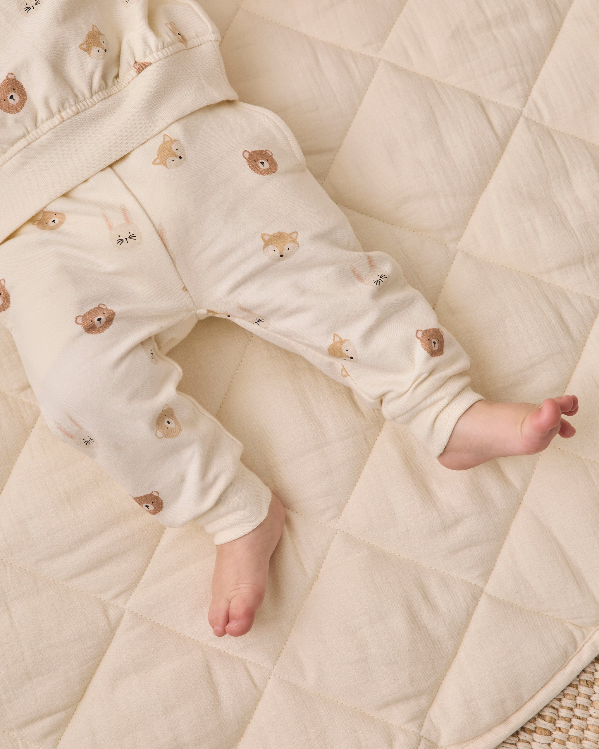 Relaxed Fleece Sweatpant Critters - Rylee + Cru | Kids Clothes | Trendy Baby Clothes | Modern Infant Outfits |