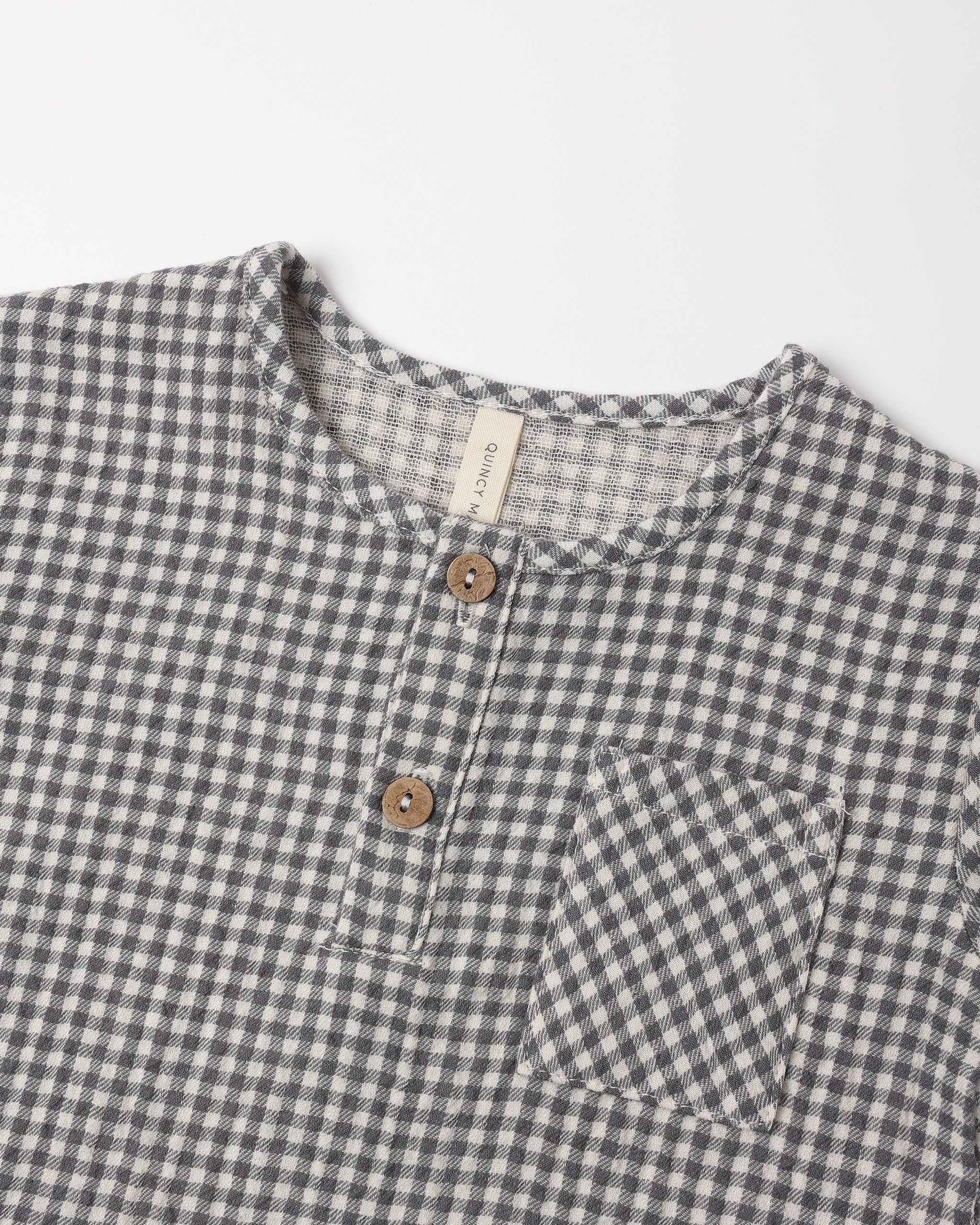 Rory Shirt Midnight Gingham - Rylee + Cru | Kids Clothes | Trendy Baby Clothes | Modern Infant Outfits |