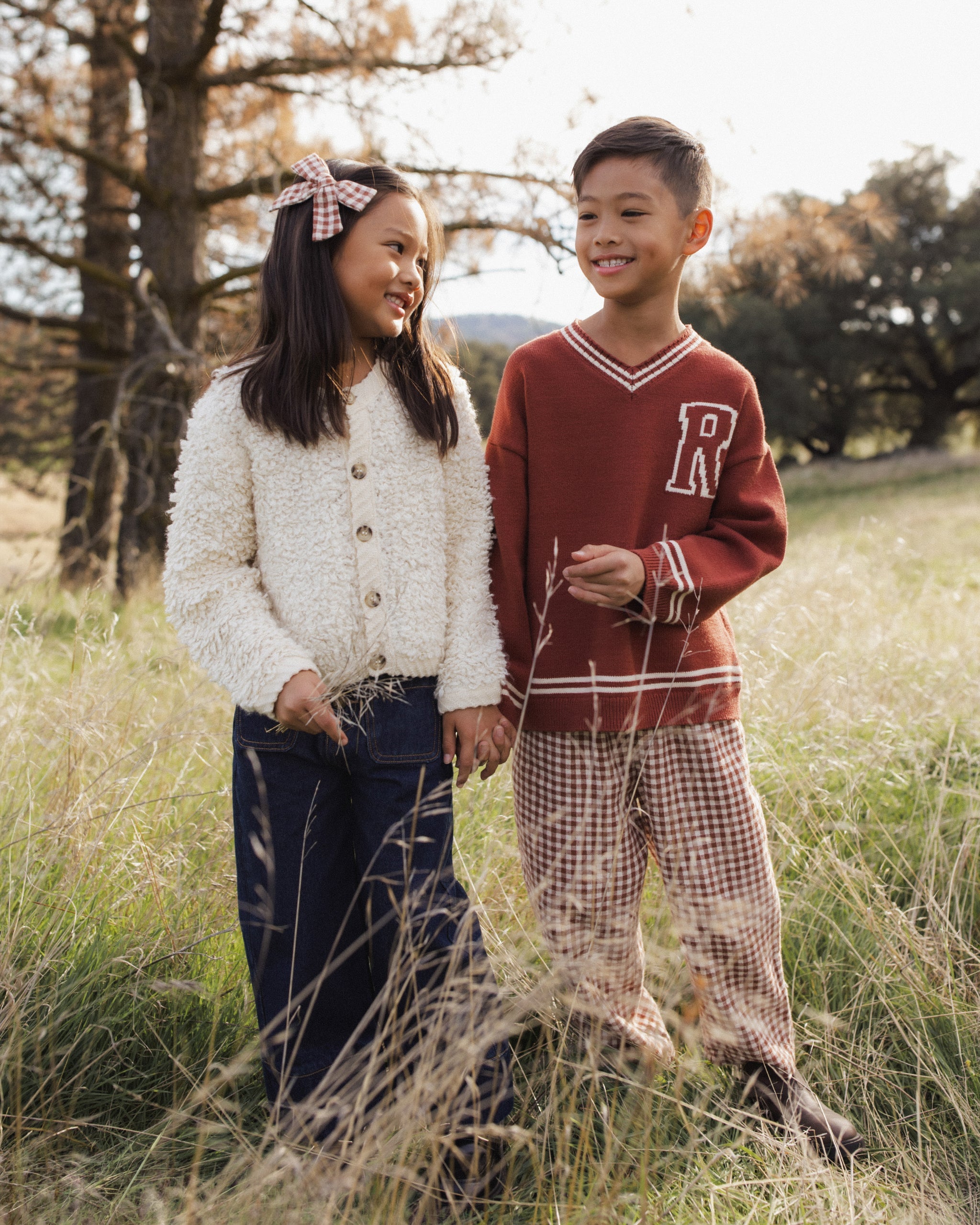 Redwood Sweater Brick - Rylee + Cru | Kids Clothes | Trendy Baby Clothes | Modern Infant Outfits |