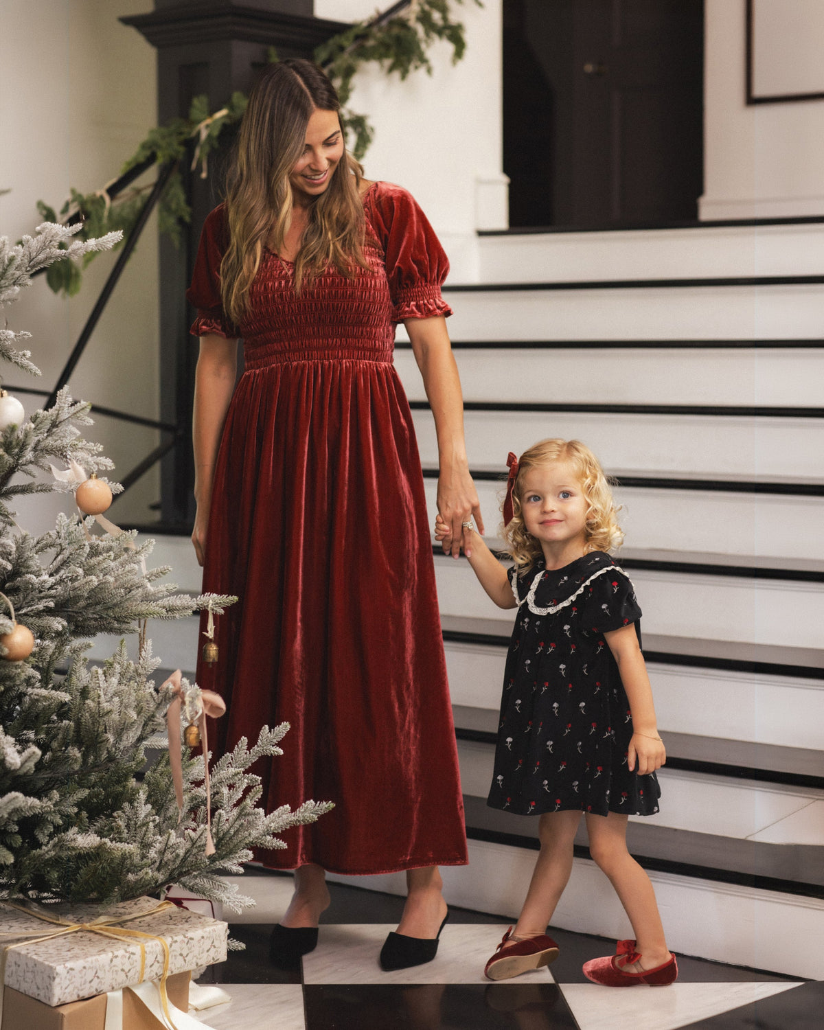 Janette Dress Winter Ditsy