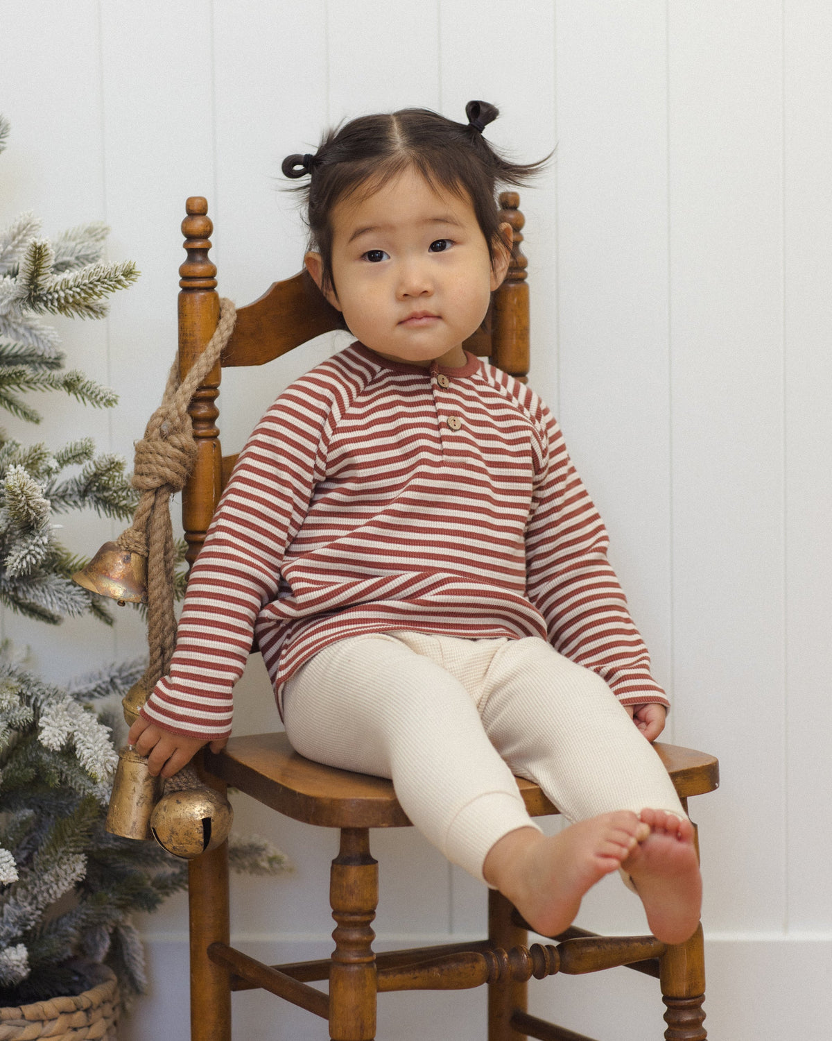 Henley Knit Top Candy Stripe - Rylee + Cru | Kids Clothes | Trendy Baby Clothes | Modern Infant Outfits |