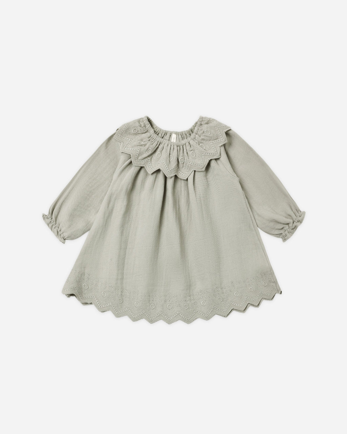 Long Sleeve Isla Dress Laurel - Rylee + Cru | Kids Clothes | Trendy Baby Clothes | Modern Infant Outfits |