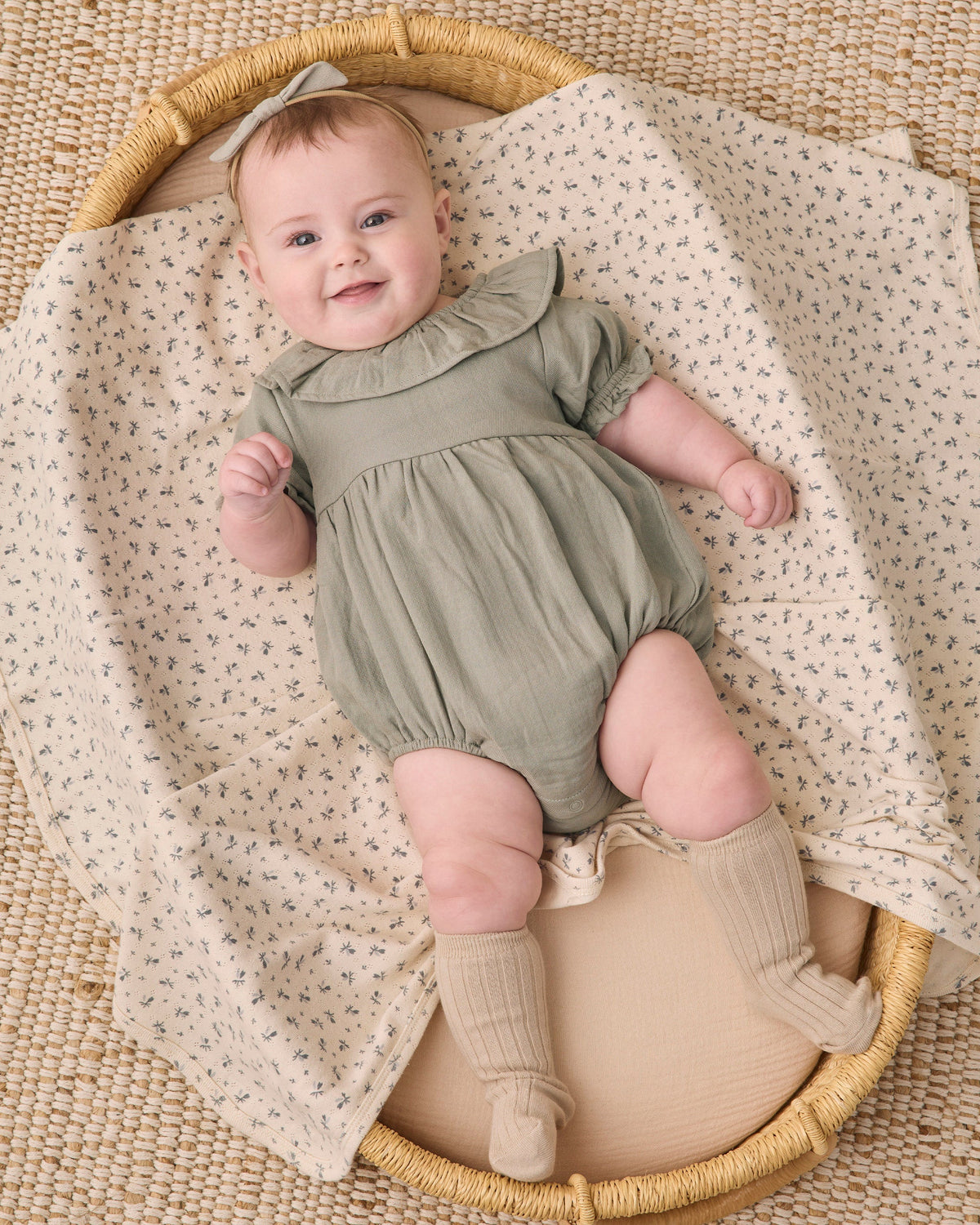 Collared Romper Laurel - Rylee + Cru | Kids Clothes | Trendy Baby Clothes | Modern Infant Outfits |