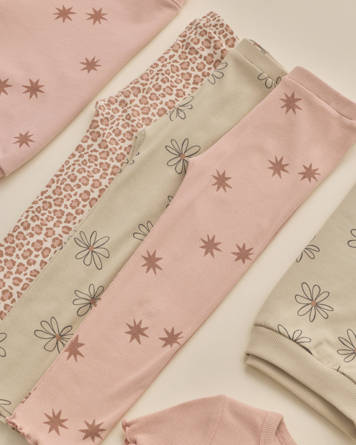 Coast Ribbed Legging Pink Leopard - Rylee + Cru | Kids Clothes | Trendy Baby Clothes | Modern Infant Outfits |