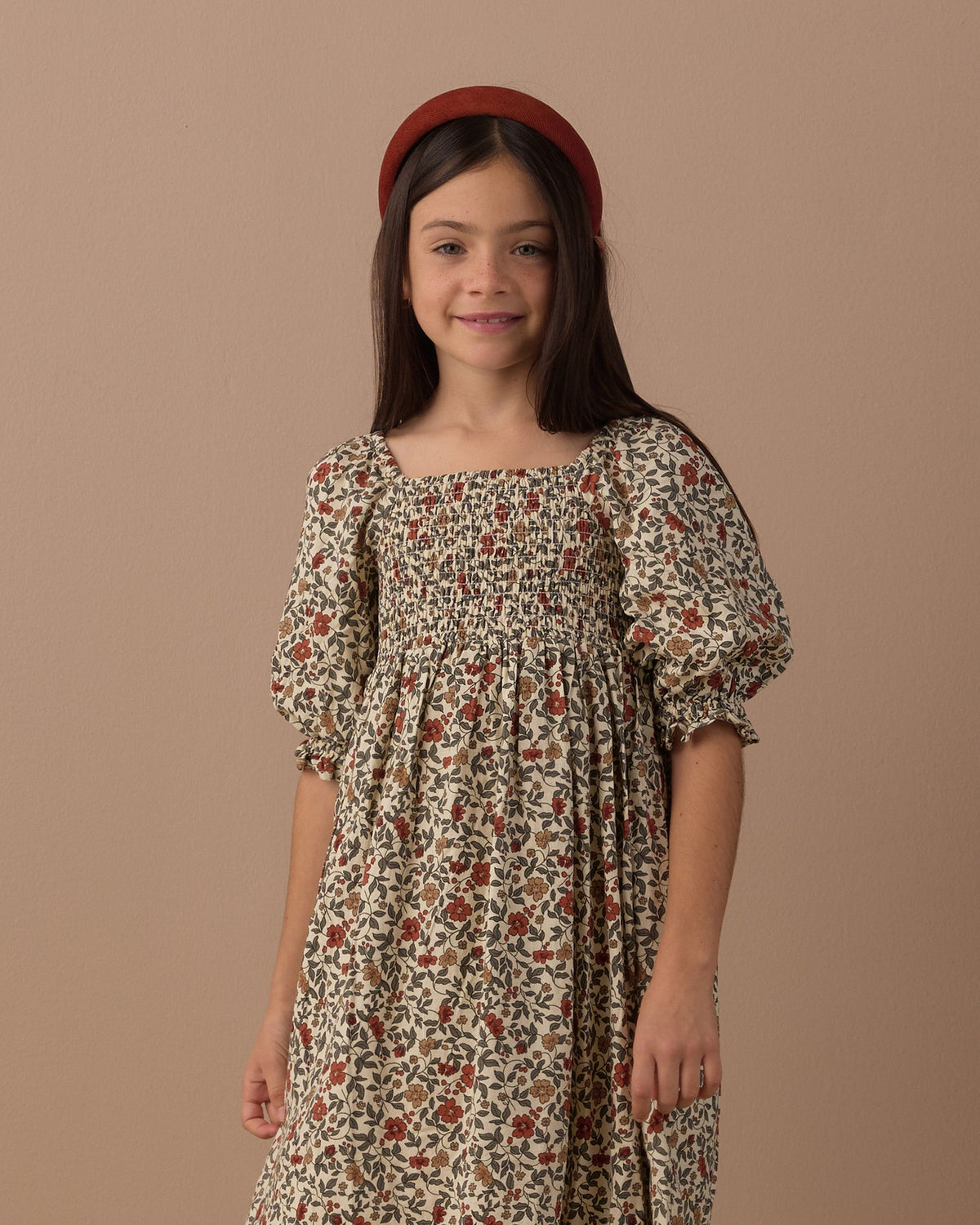 Adelaide Dress Holiday Floral - Rylee + Cru | Kids Clothes | Trendy Baby Clothes | Modern Infant Outfits |