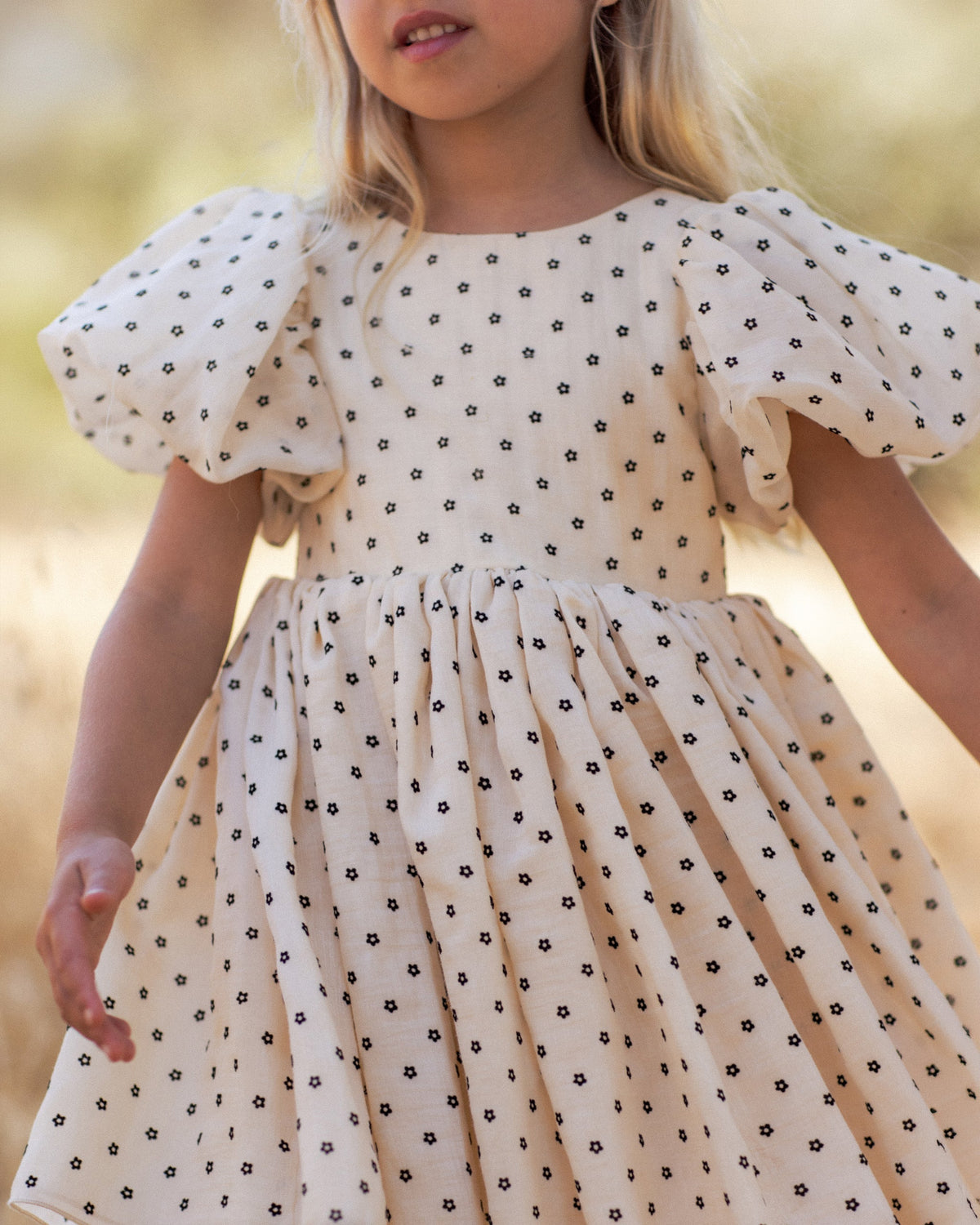 Sofia Dress Black Daisy