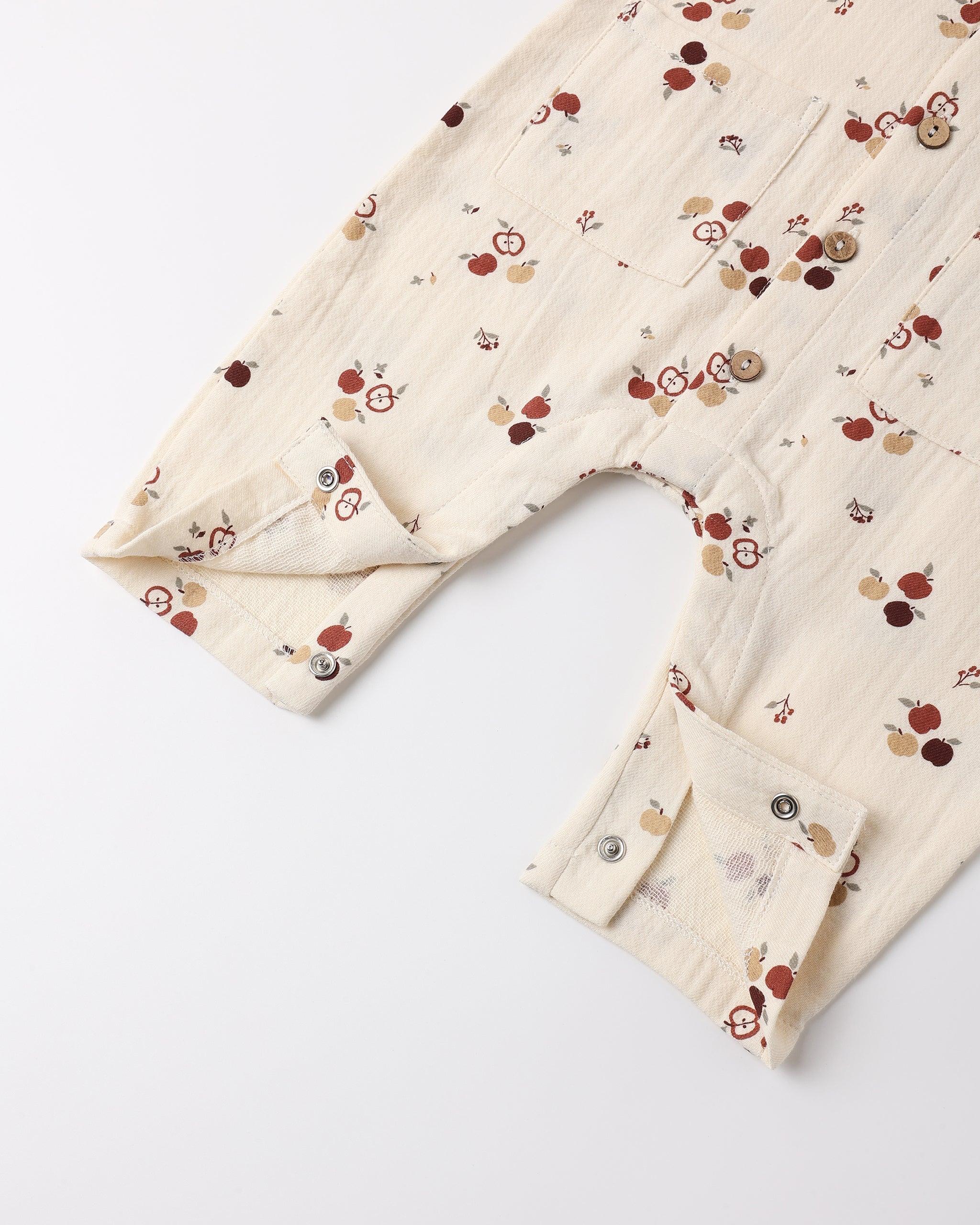 Pocketed Woven Jumpsuit Apples - Rylee + Cru | Kids Clothes | Trendy Baby Clothes | Modern Infant Outfits |