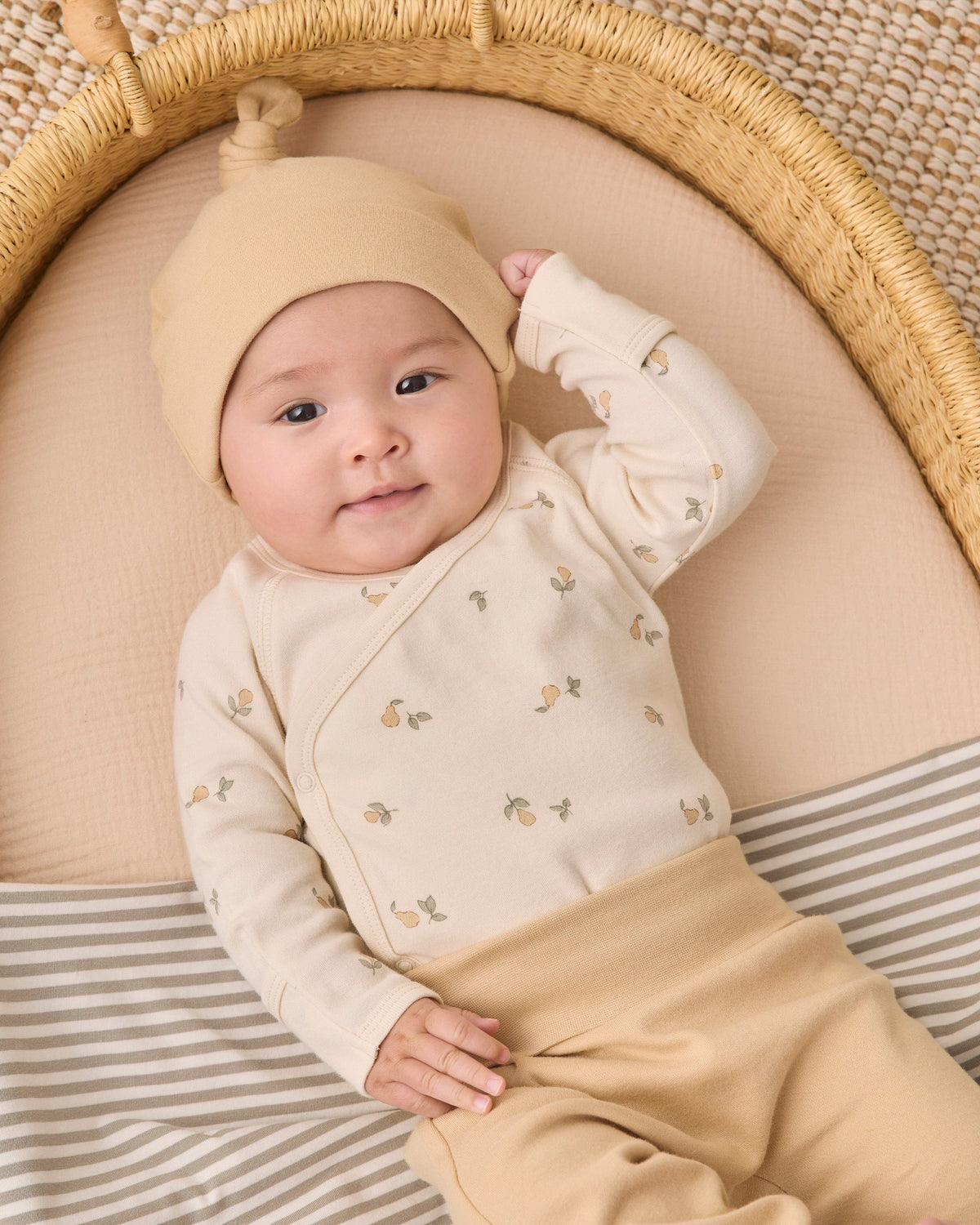 Knotted Baby Hat Butterscotch - Rylee + Cru | Kids Clothes | Trendy Baby Clothes | Modern Infant Outfits |