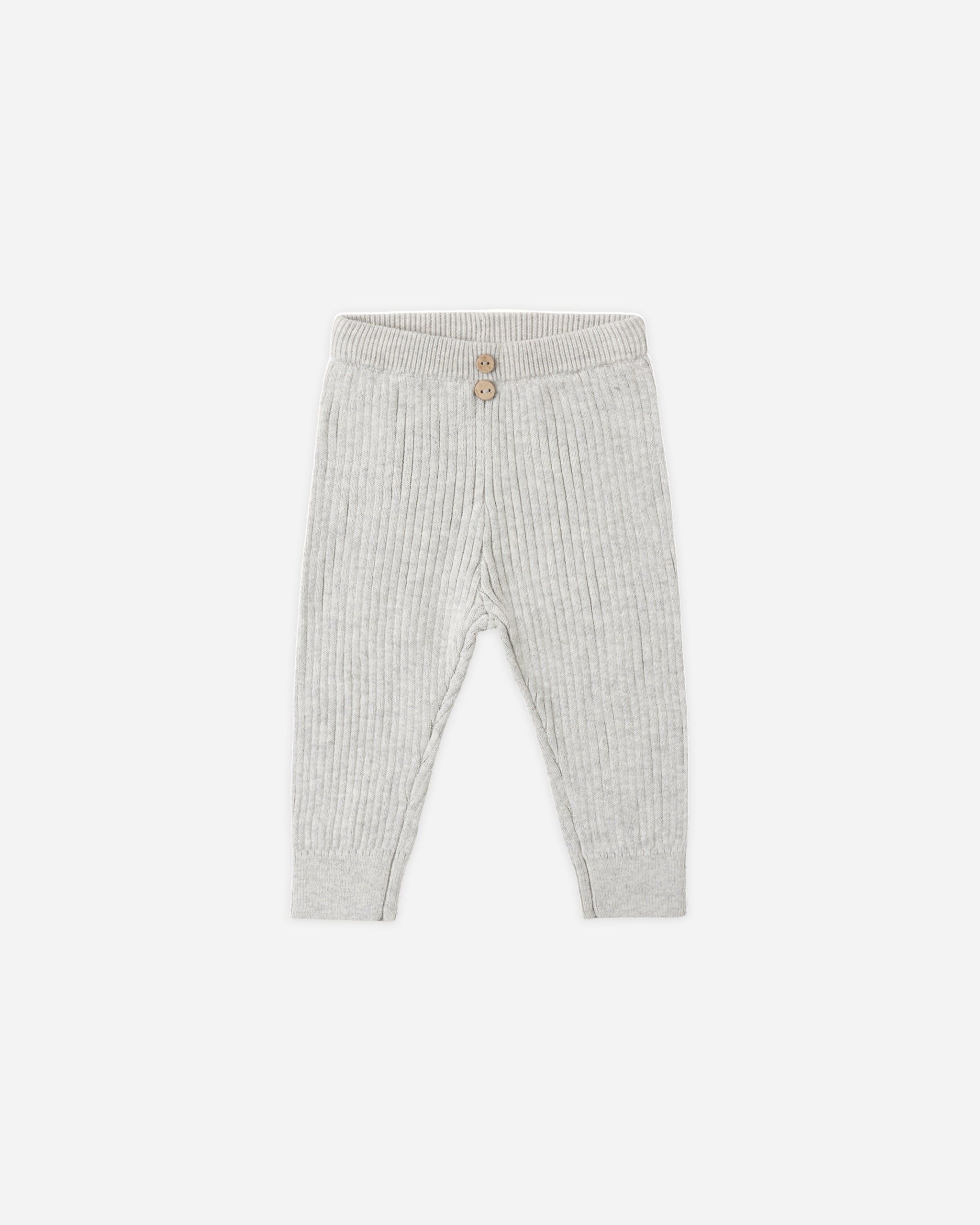 Rib Knit Legging Heathered Fog - Rylee + Cru | Kids Clothes | Trendy Baby Clothes | Modern Infant Outfits |
