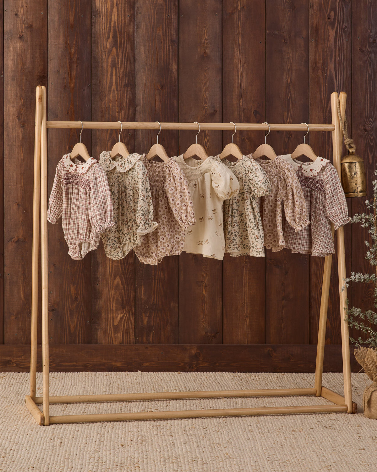 Callie Romper Holiday Floral - Rylee + Cru | Kids Clothes | Trendy Baby Clothes | Modern Infant Outfits |