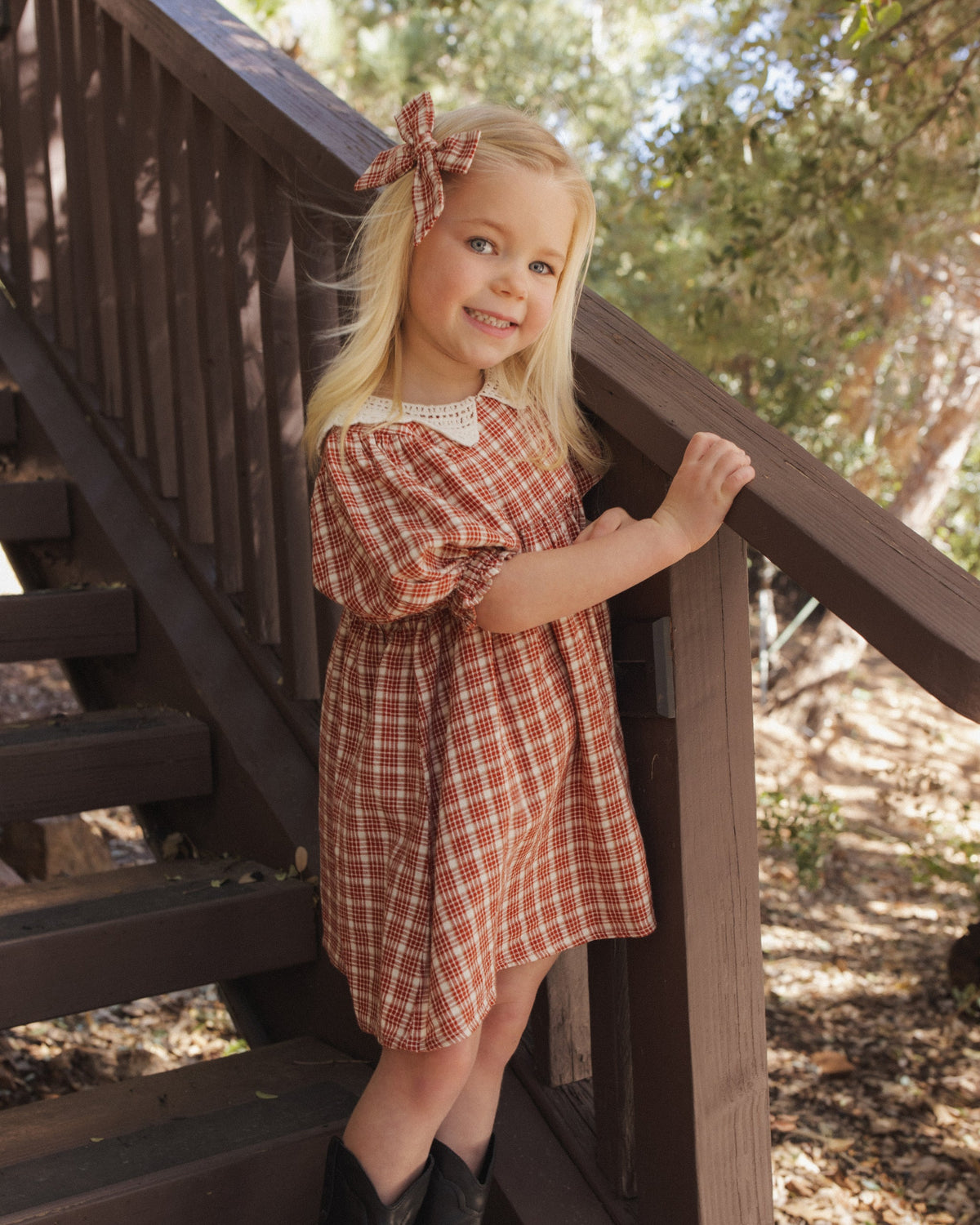 Heidi Dress Vintage Plaid - Rylee + Cru | Kids Clothes | Trendy Baby Clothes | Modern Infant Outfits |