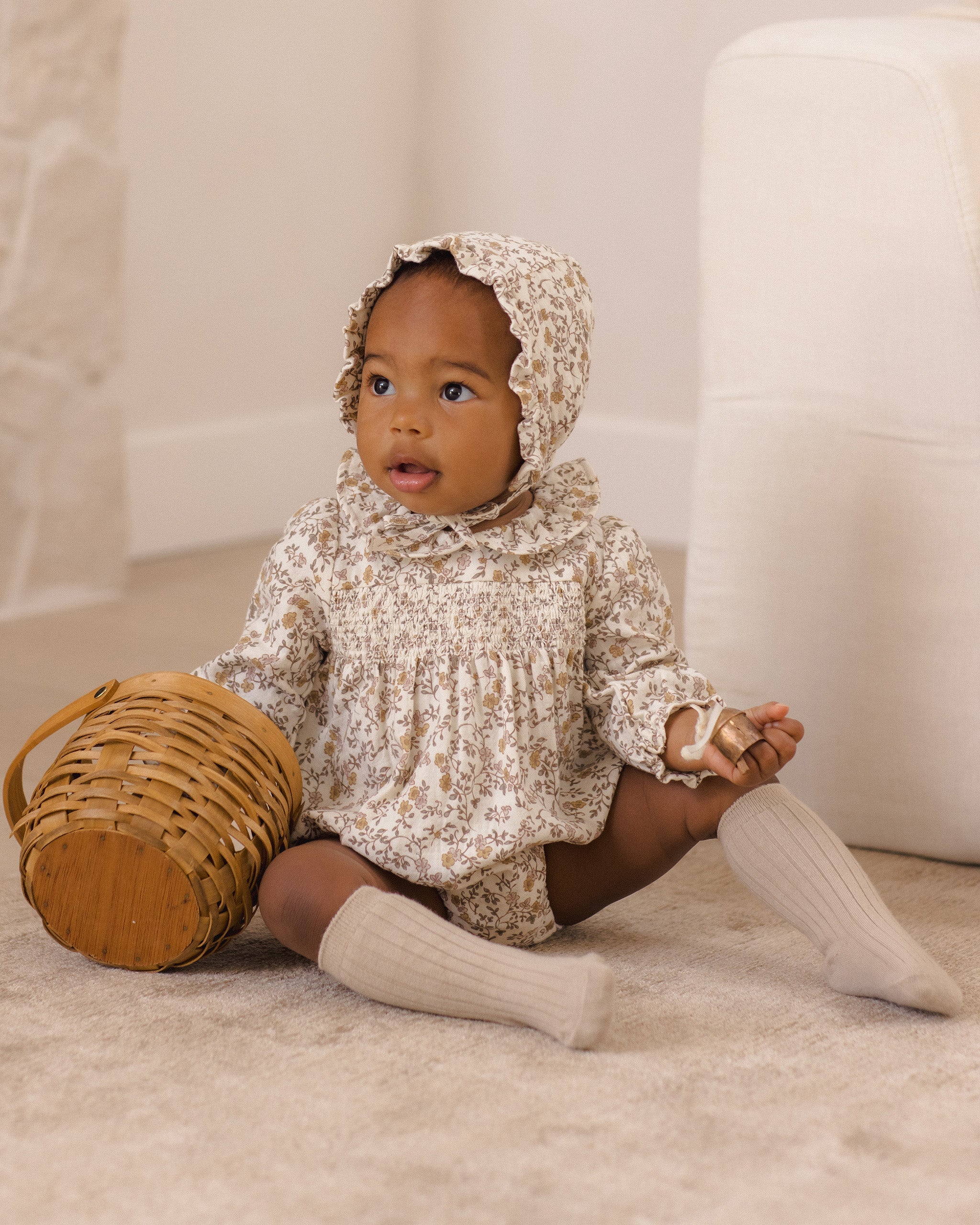 Callie Romper Posy - Rylee + Cru | Kids Clothes | Trendy Baby Clothes | Modern Infant Outfits |