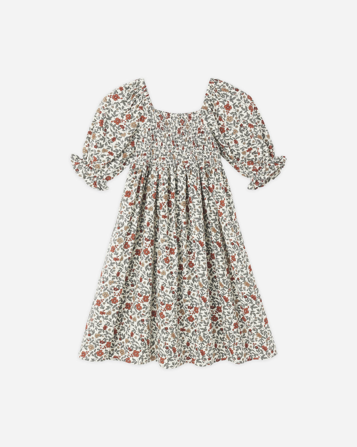 Adelaide Dress Holiday Floral - Rylee + Cru | Kids Clothes | Trendy Baby Clothes | Modern Infant Outfits |