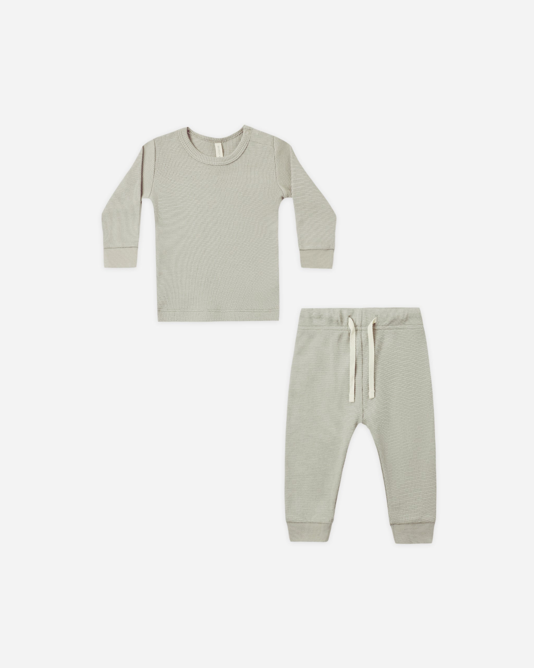 Waffle Top + Pant Set Laurel - Rylee + Cru | Kids Clothes | Trendy Baby Clothes | Modern Infant Outfits |