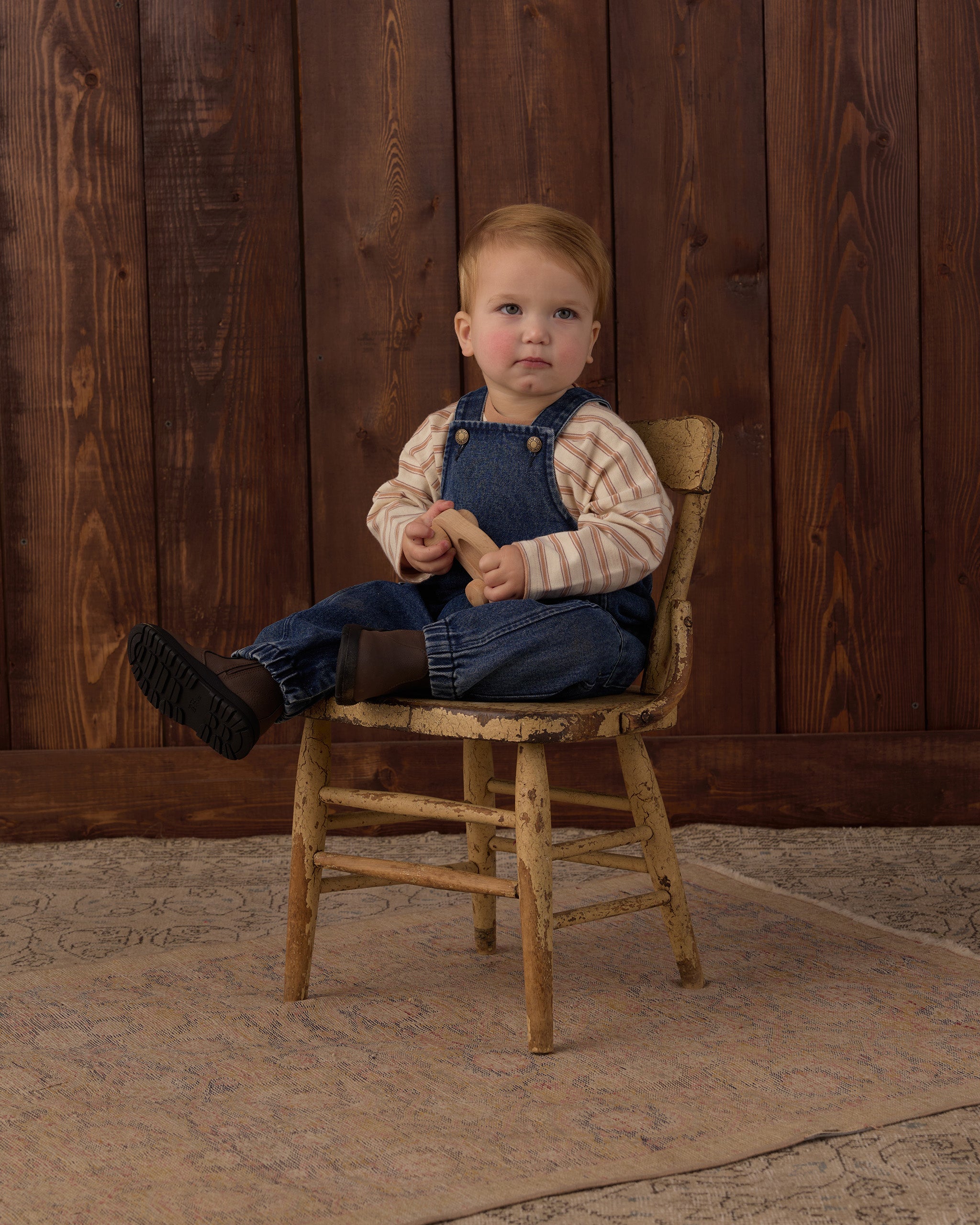 Cargo Baby Overall Indigo - Rylee + Cru | Kids Clothes | Trendy Baby Clothes | Modern Infant Outfits |
