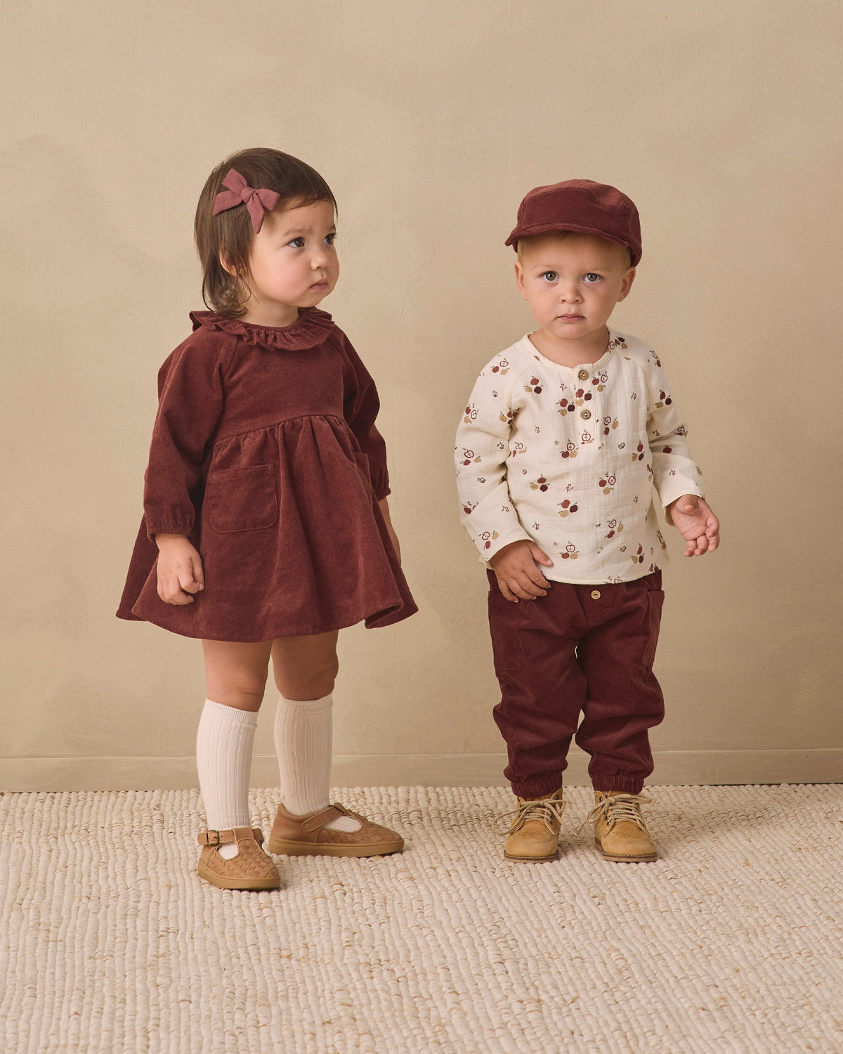 Simone Dress Black Cherry - Rylee + Cru | Kids Clothes | Trendy Baby Clothes | Modern Infant Outfits |