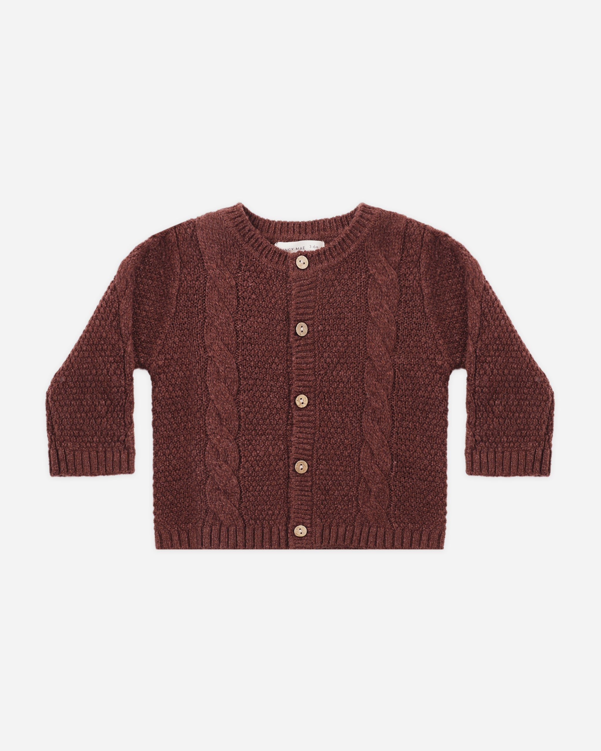 Knit Cardigan Black Cherry - Rylee + Cru | Kids Clothes | Trendy Baby Clothes | Modern Infant Outfits |