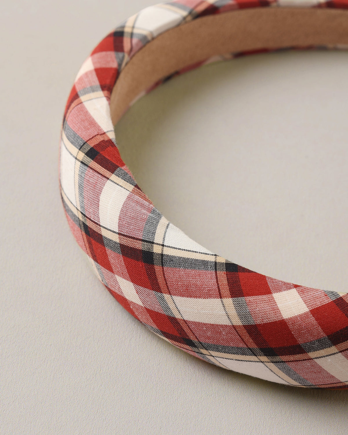 Padded Headband Holiday Tartan