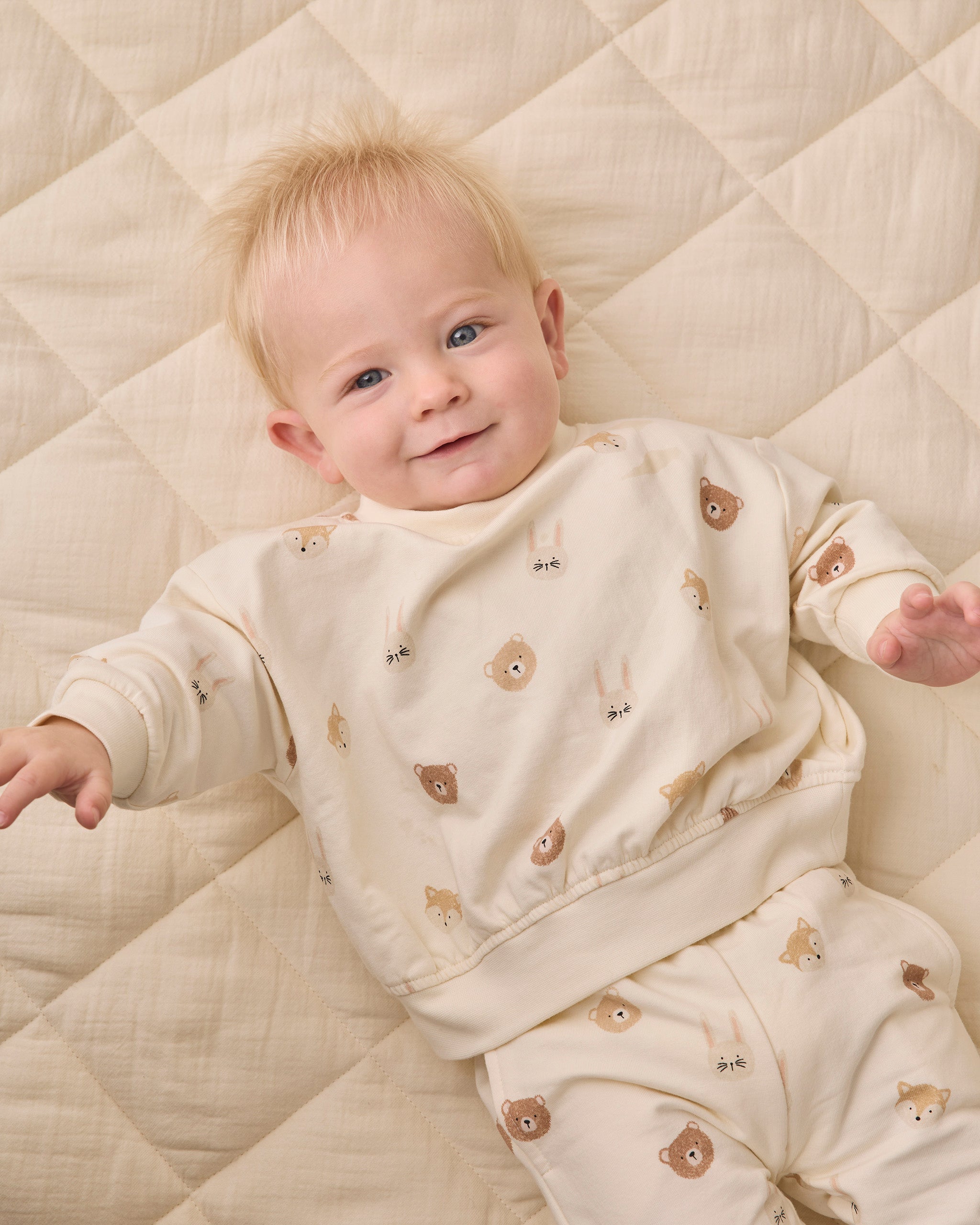 Relaxed Fleece Sweatpant Critters - Rylee + Cru | Kids Clothes | Trendy Baby Clothes | Modern Infant Outfits |