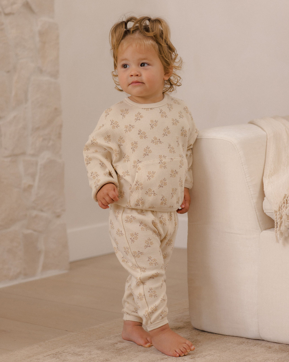 Waffle Slouch Set Meadow - Rylee + Cru | Kids Clothes | Trendy Baby Clothes | Modern Infant Outfits |