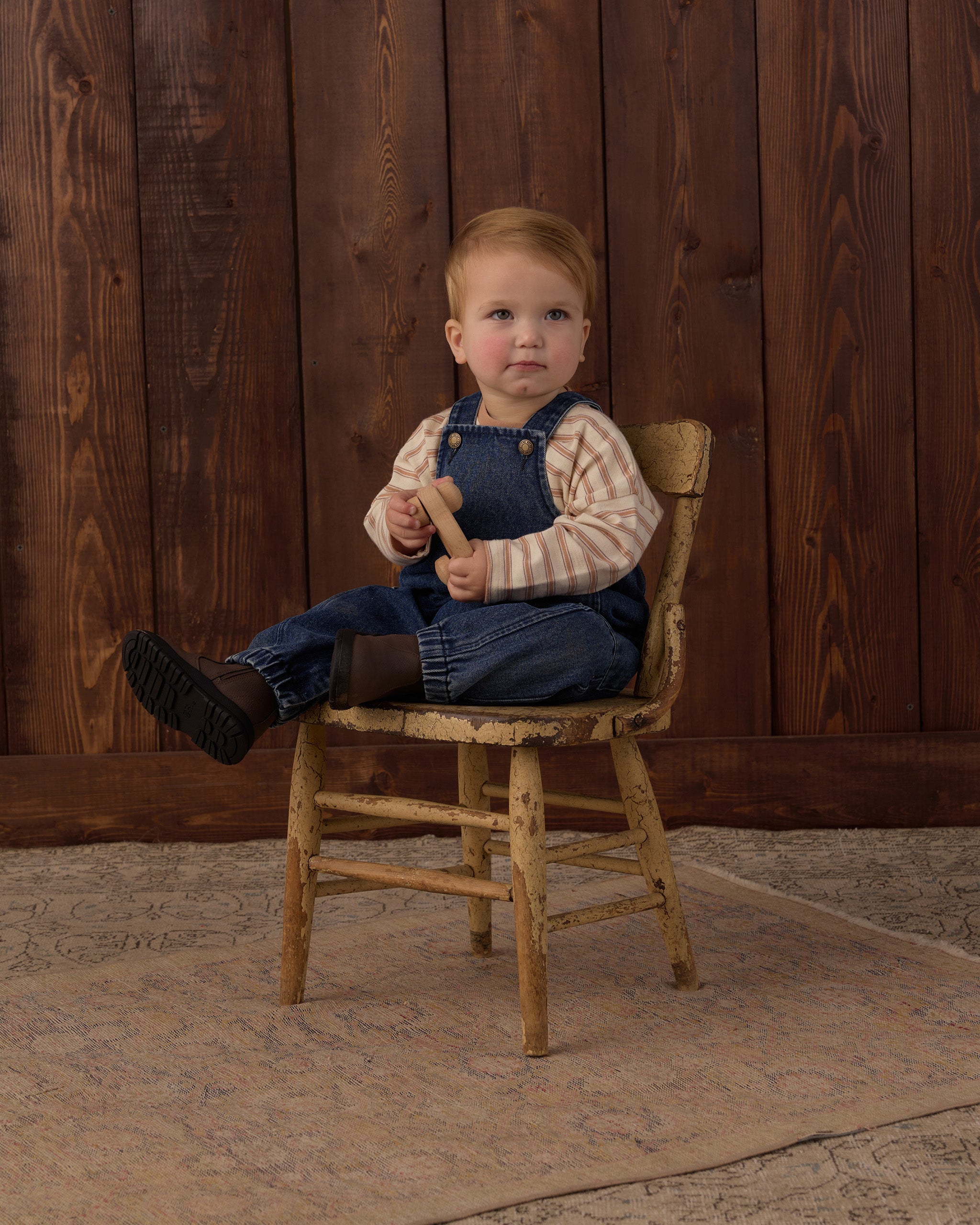 Cargo Baby Overall Indigo - Rylee + Cru | Kids Clothes | Trendy Baby Clothes | Modern Infant Outfits |