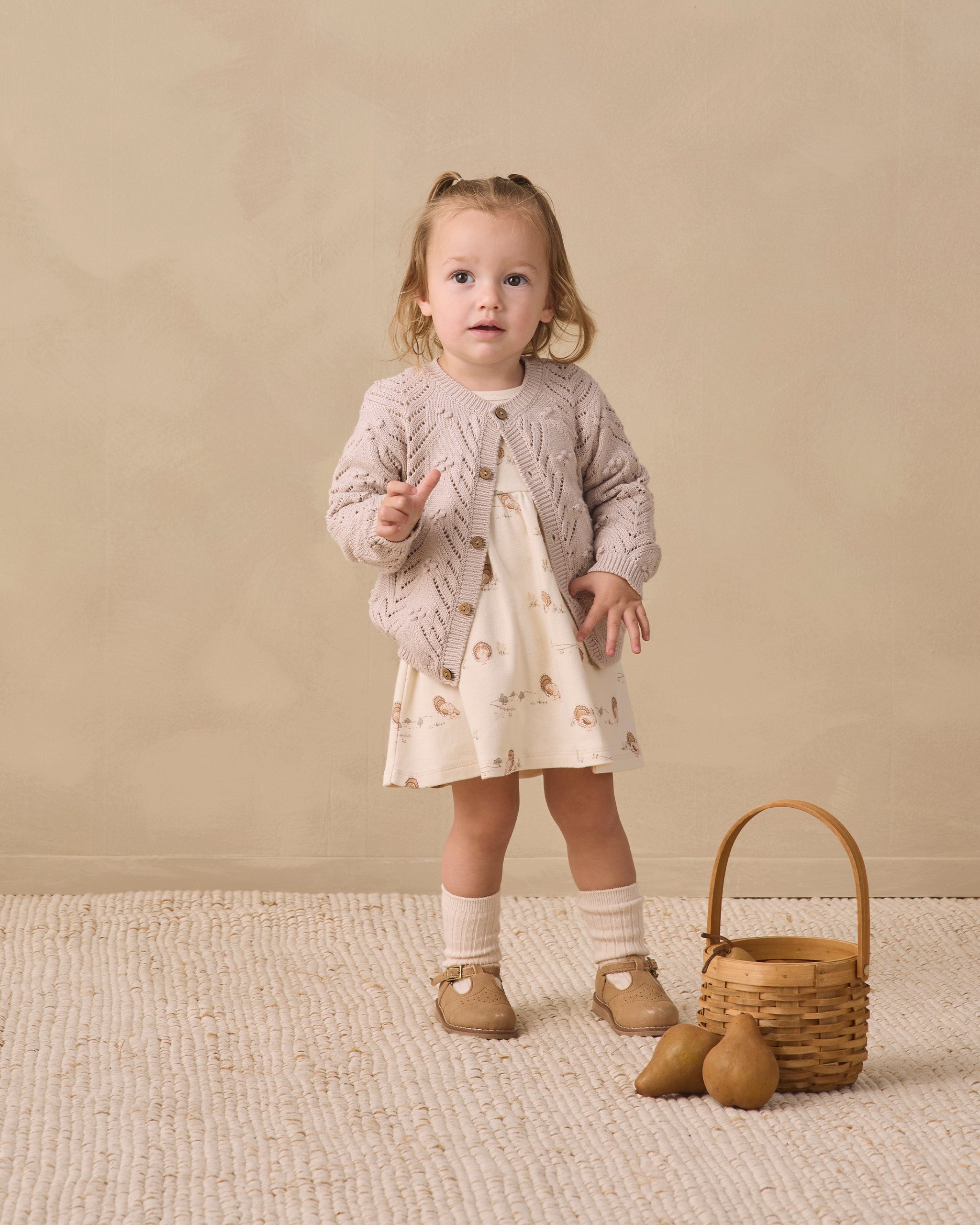 Long Sleeve Baby Dress Turkey - Rylee + Cru | Kids Clothes | Trendy Baby Clothes | Modern Infant Outfits |