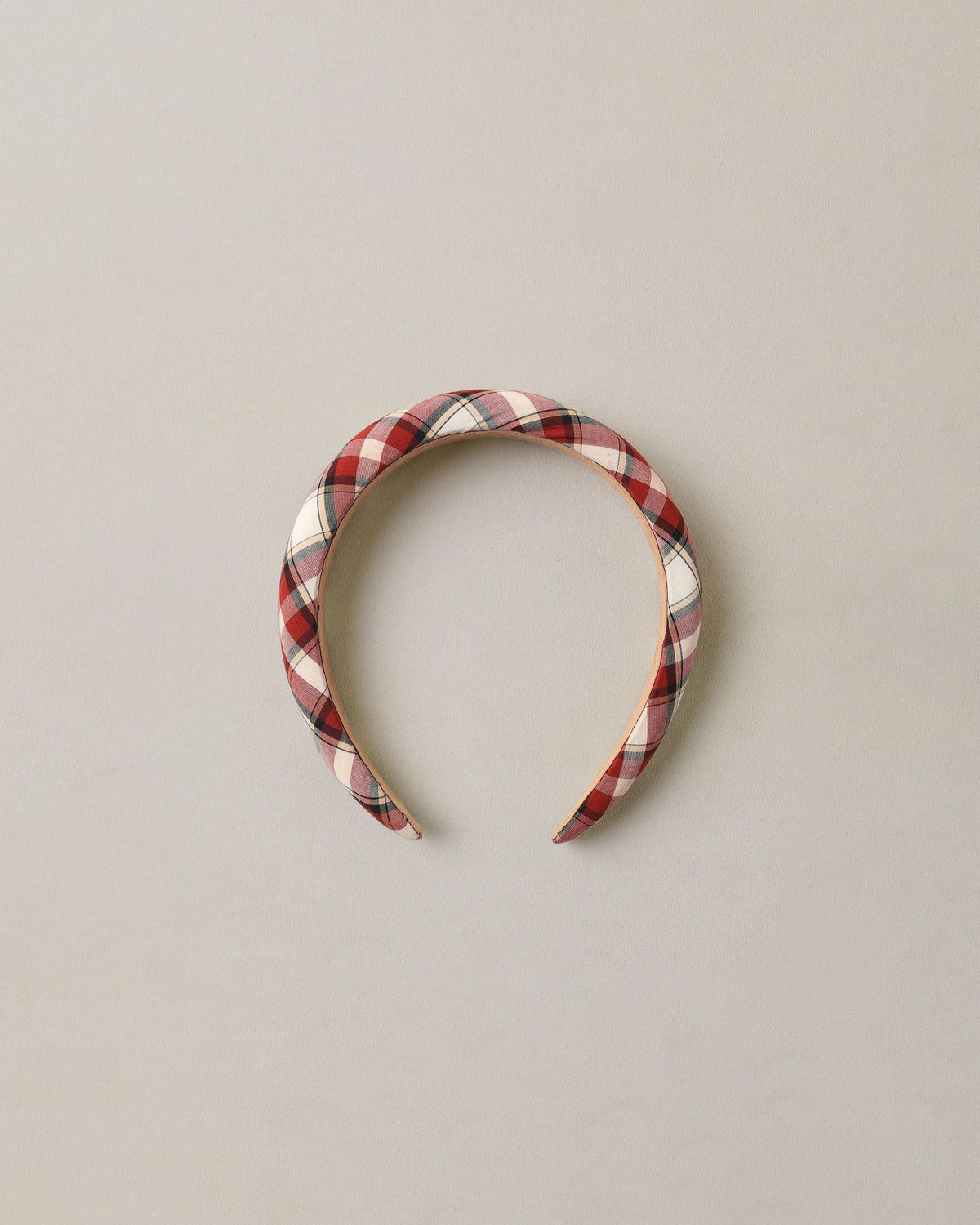 Padded Headband Holiday Tartan