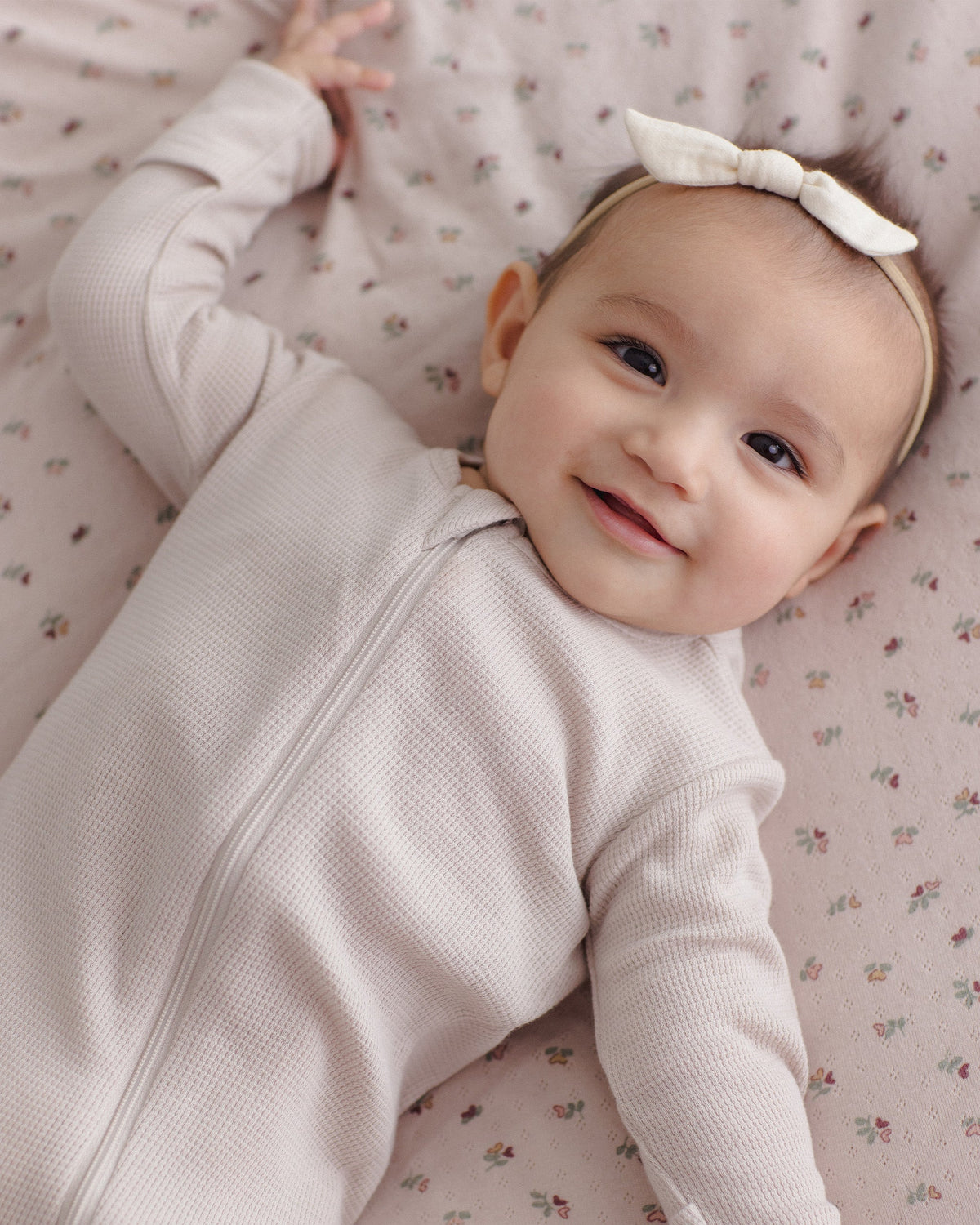 Pointelle Baby Blanket Heart Ditsy - Rylee + Cru | Kids Clothes | Trendy Baby Clothes | Modern Infant Outfits |