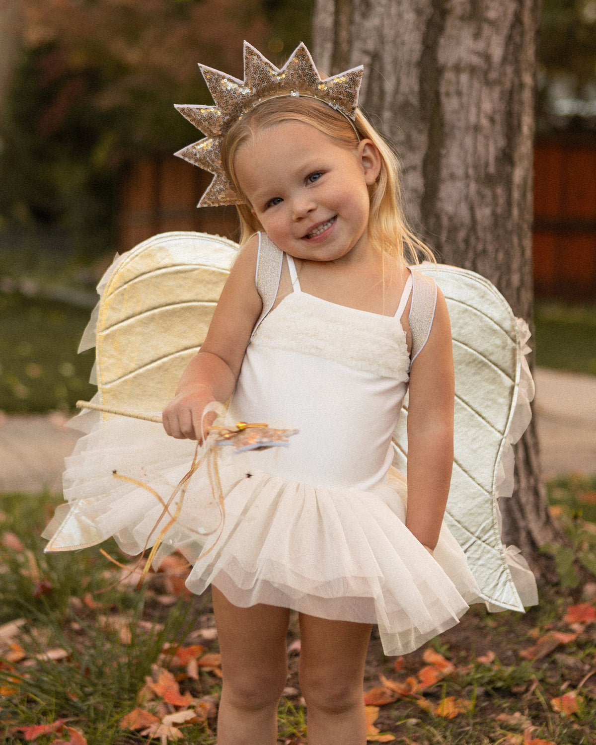 Sun Crown + Wand Gold - Rylee + Cru | Kids Clothes | Trendy Baby Clothes | Modern Infant Outfits |