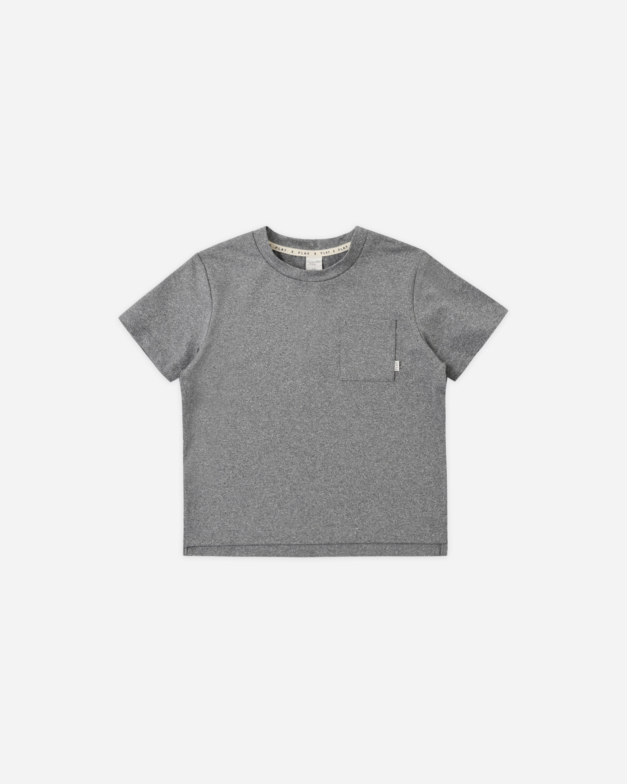 Cove Essential Pocket Tee Dark Heathered Grey - Rylee + Cru | Kids Clothes | Trendy Baby Clothes | Modern Infant Outfits |