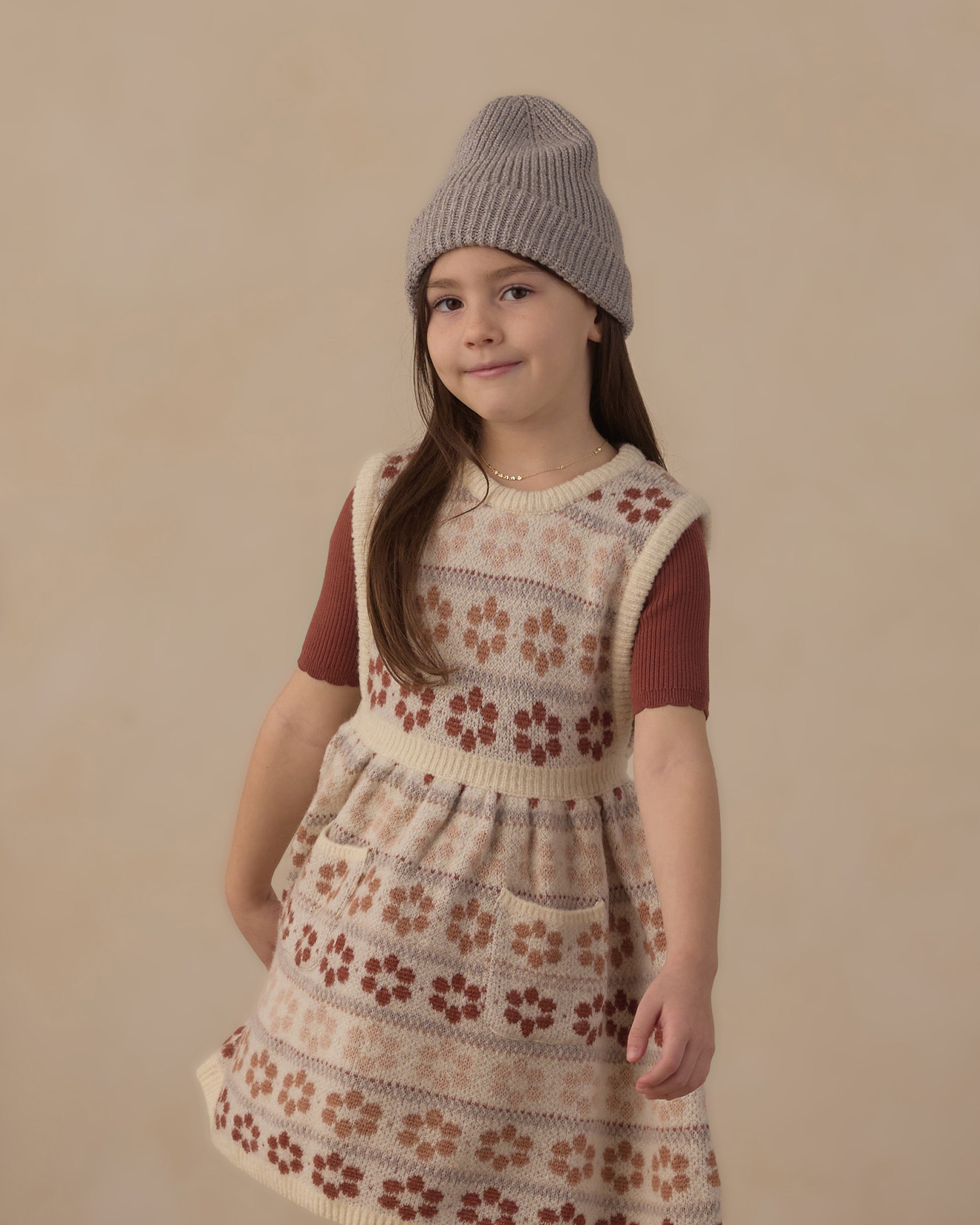 Scallop Tee Brick - Rylee + Cru | Kids Clothes | Trendy Baby Clothes | Modern Infant Outfits |