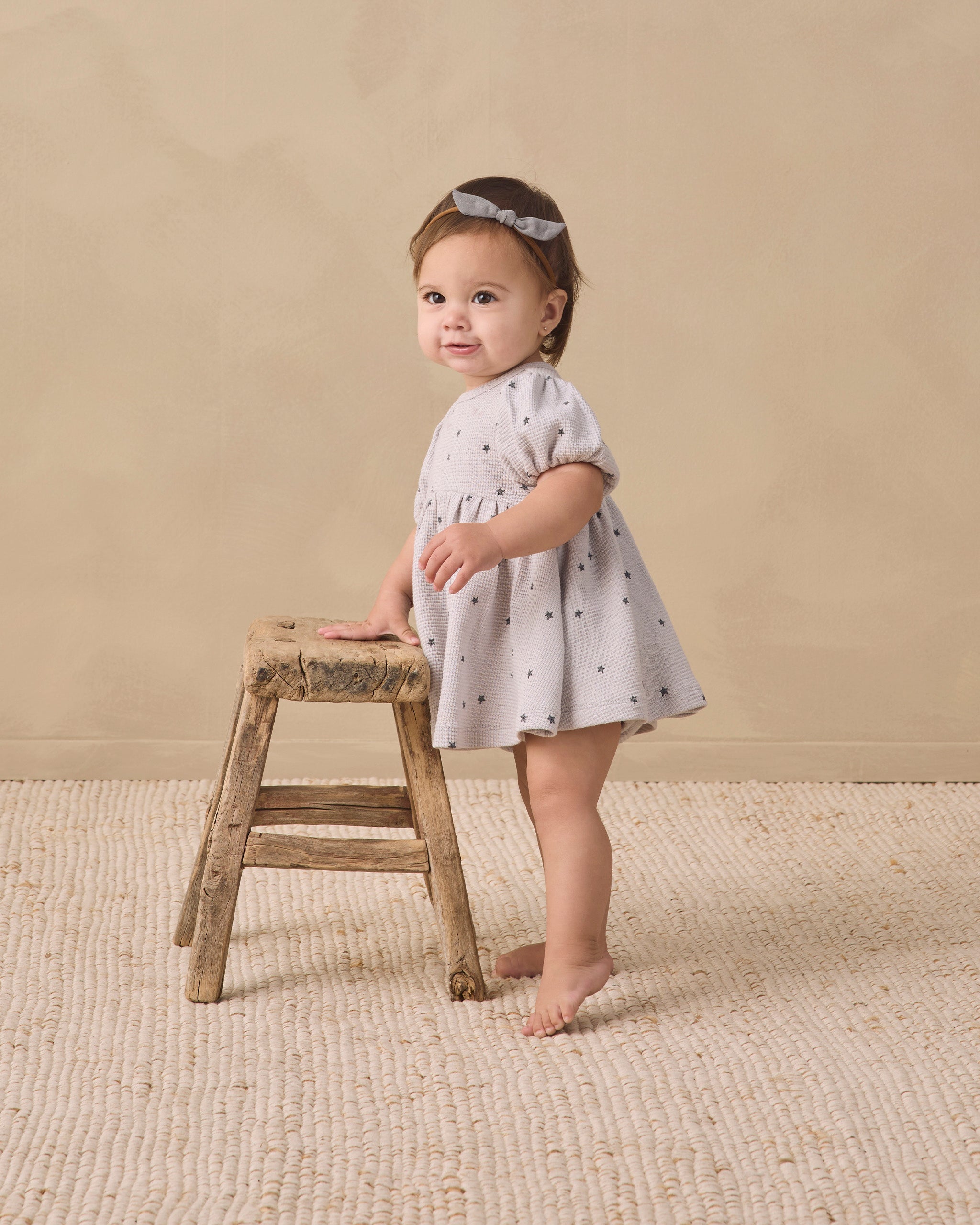 Darla Dress Stars - Rylee + Cru | Kids Clothes | Trendy Baby Clothes | Modern Infant Outfits |