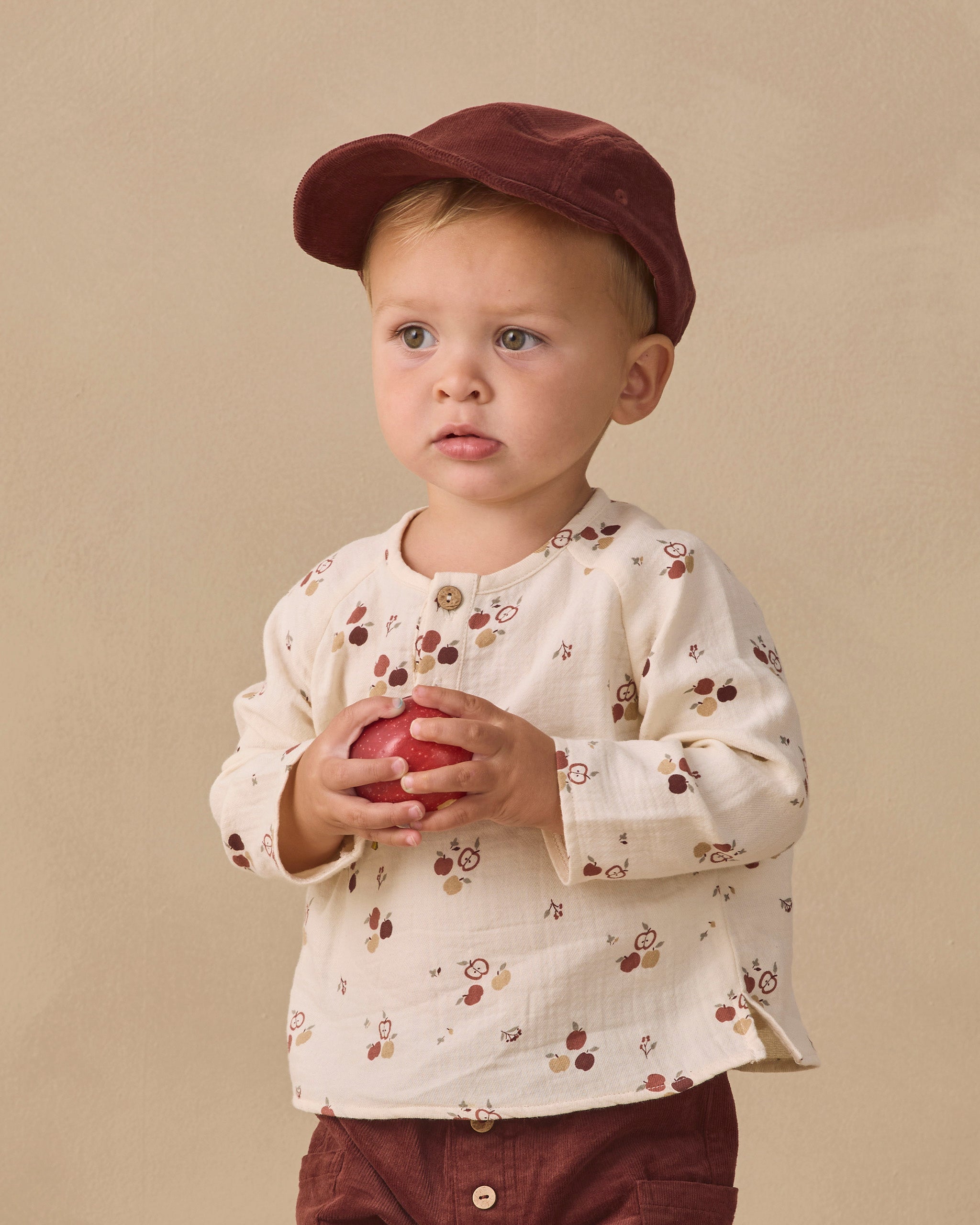 Baby Cap Black Cherry - Rylee + Cru | Kids Clothes | Trendy Baby Clothes | Modern Infant Outfits |