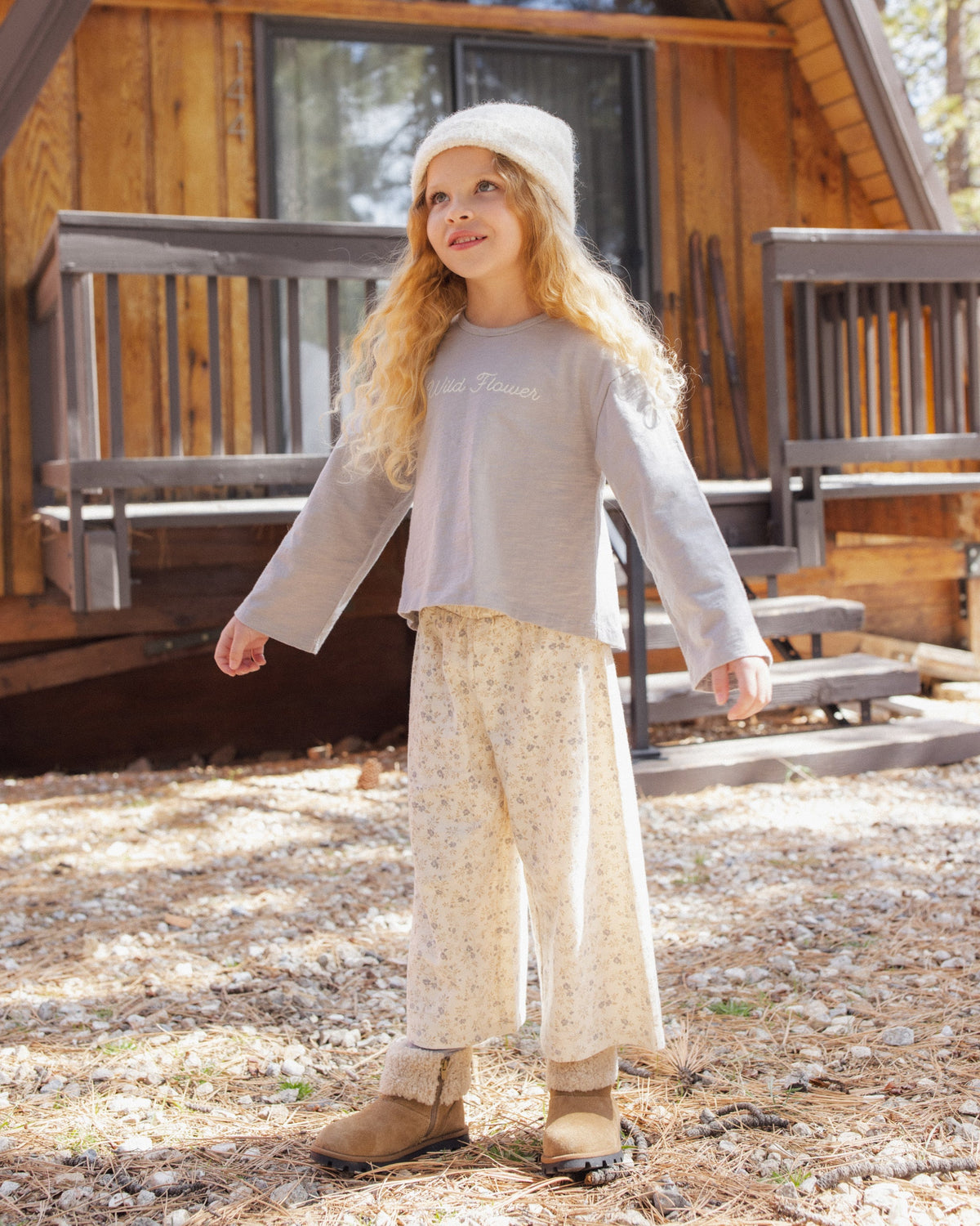Wide Leg Pant Meadow - Rylee + Cru | Kids Clothes | Trendy Baby Clothes | Modern Infant Outfits |